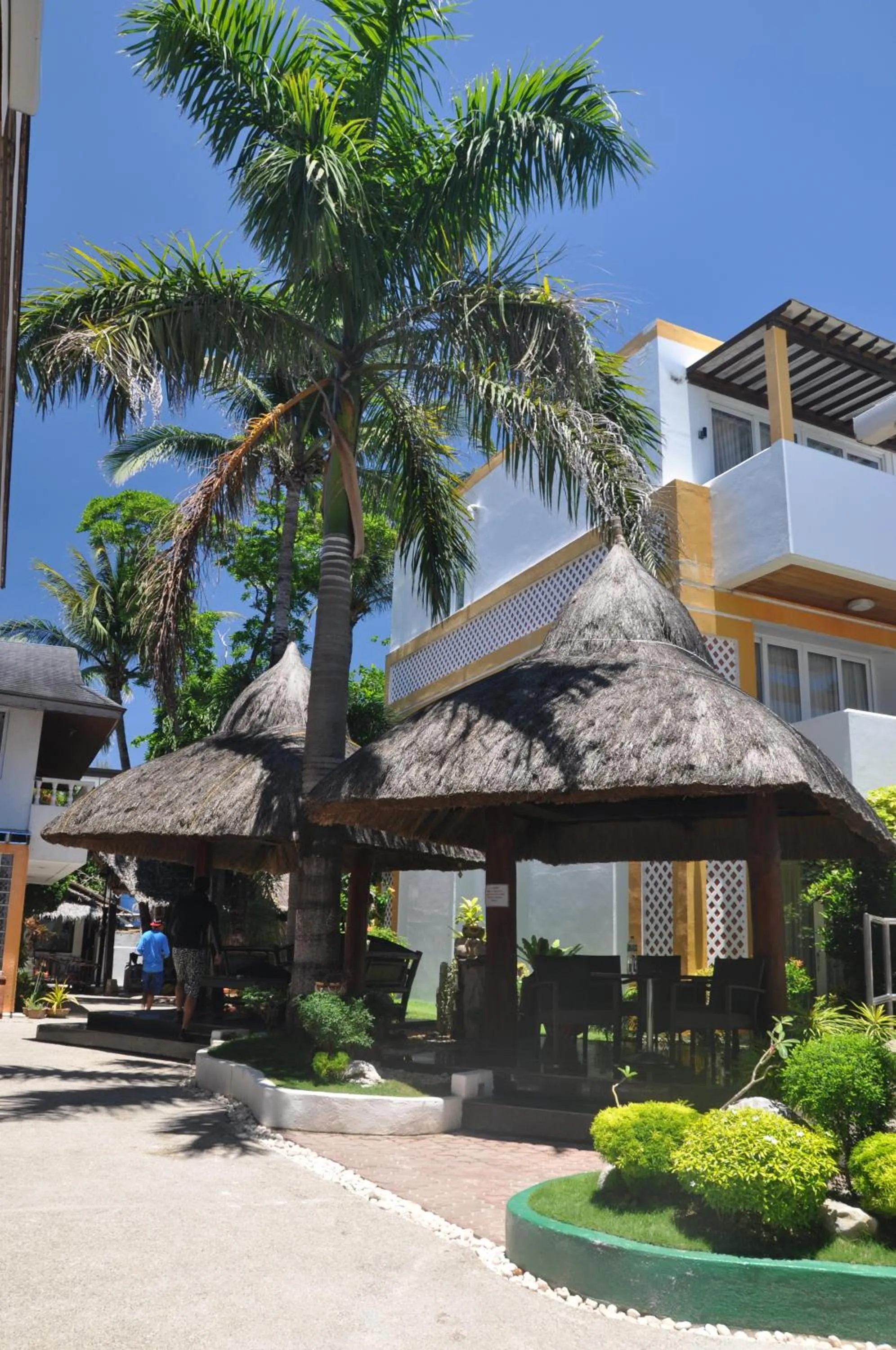 Patio in Calypso Beach and Dive Resort