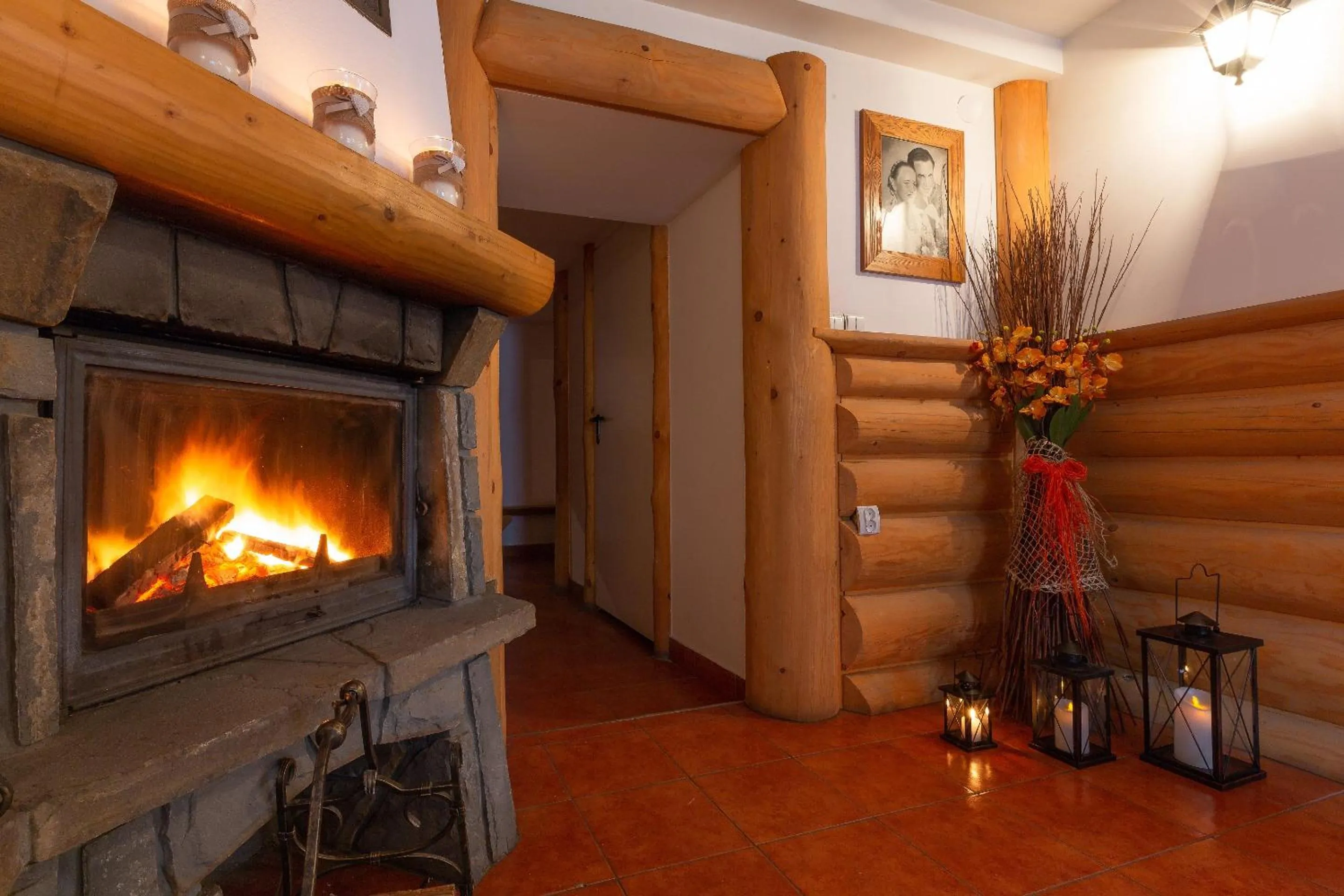 Seating area in Willa Świdrówka