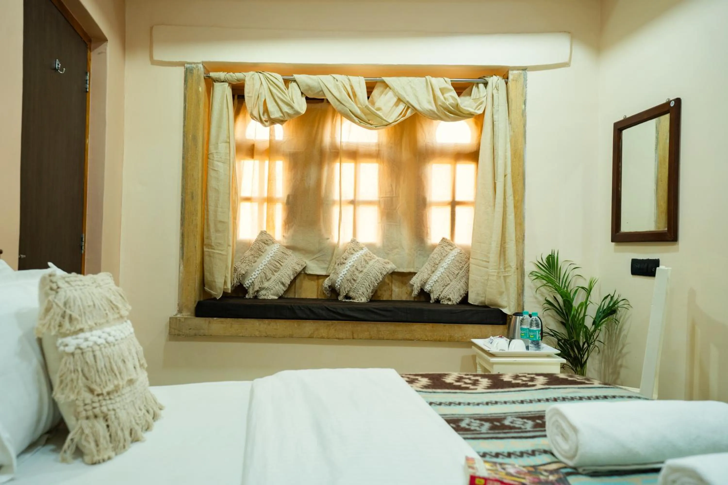Bed in Heart and Soul of Jaisalmer