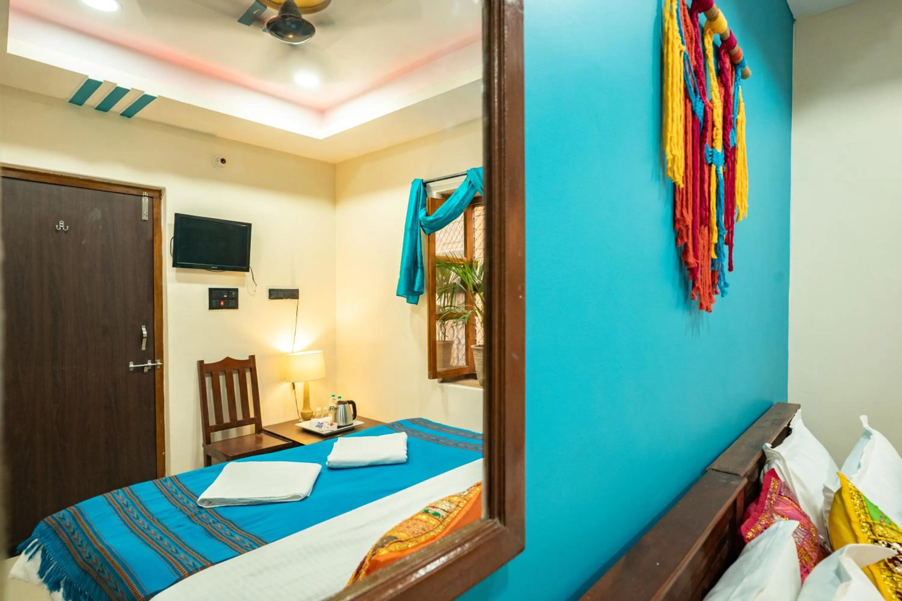 Communal lounge/ TV room in Heart and Soul of Jaisalmer