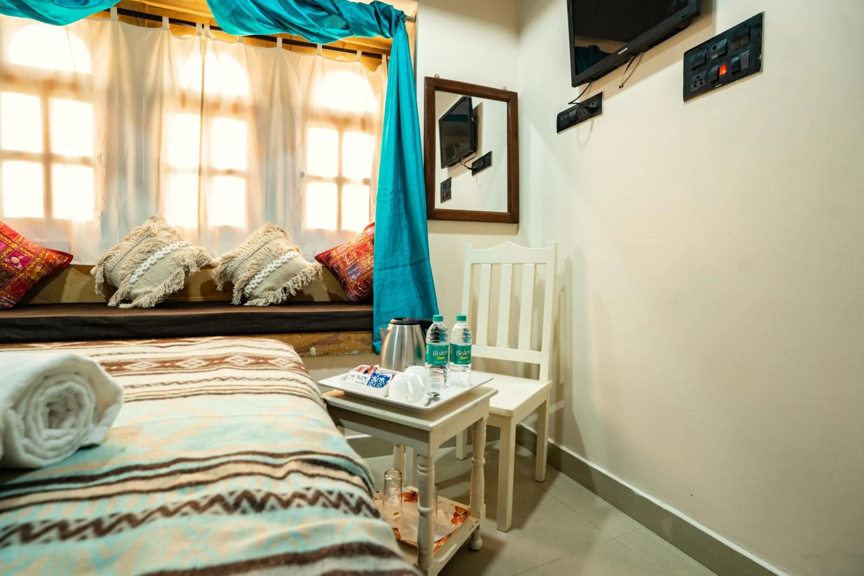 Bed in Heart and Soul of Jaisalmer