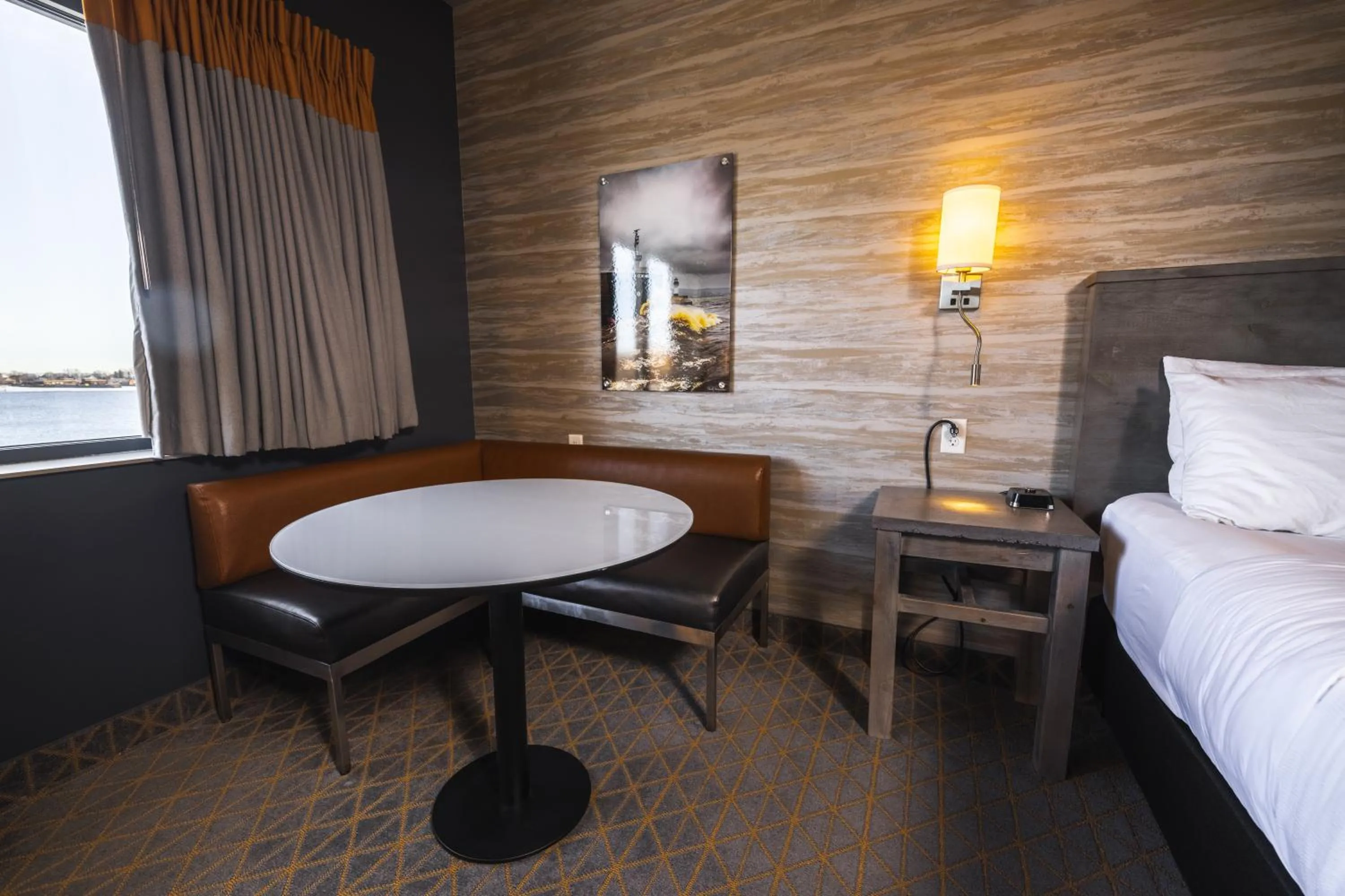 Bed in Pier B Resort