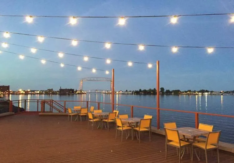 Patio in Pier B Resort