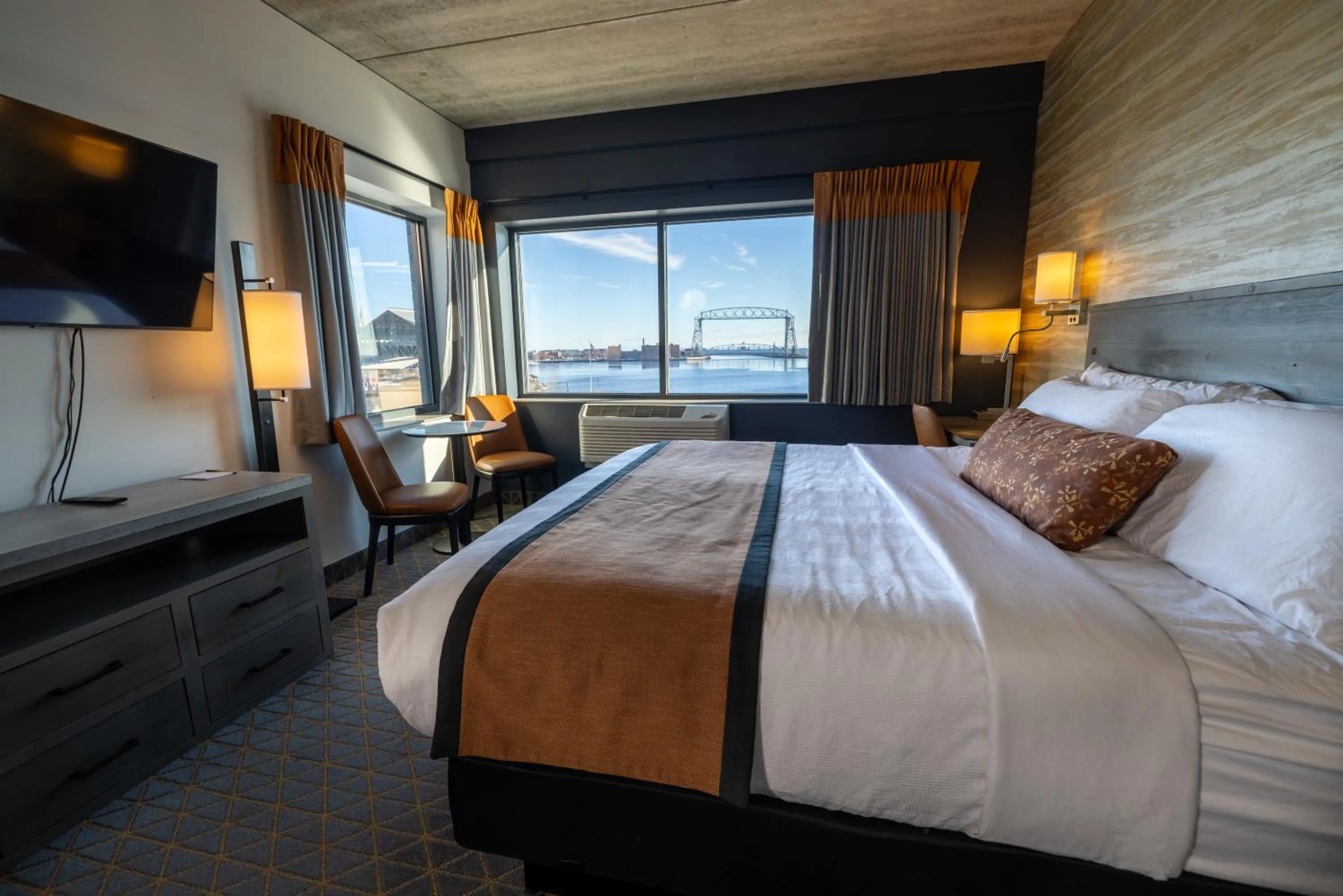 Bed in Pier B Resort