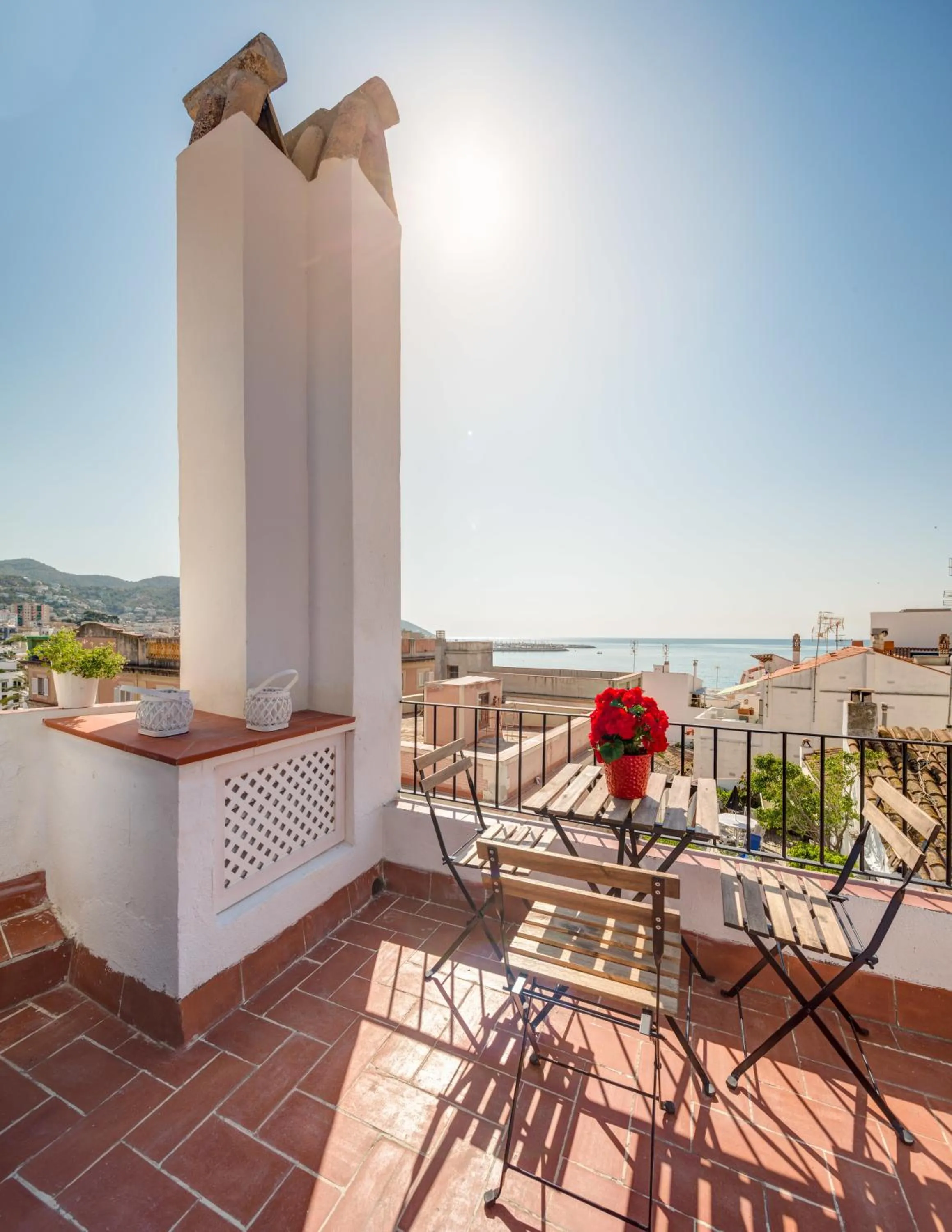 Balcony/Terrace in Blue Home