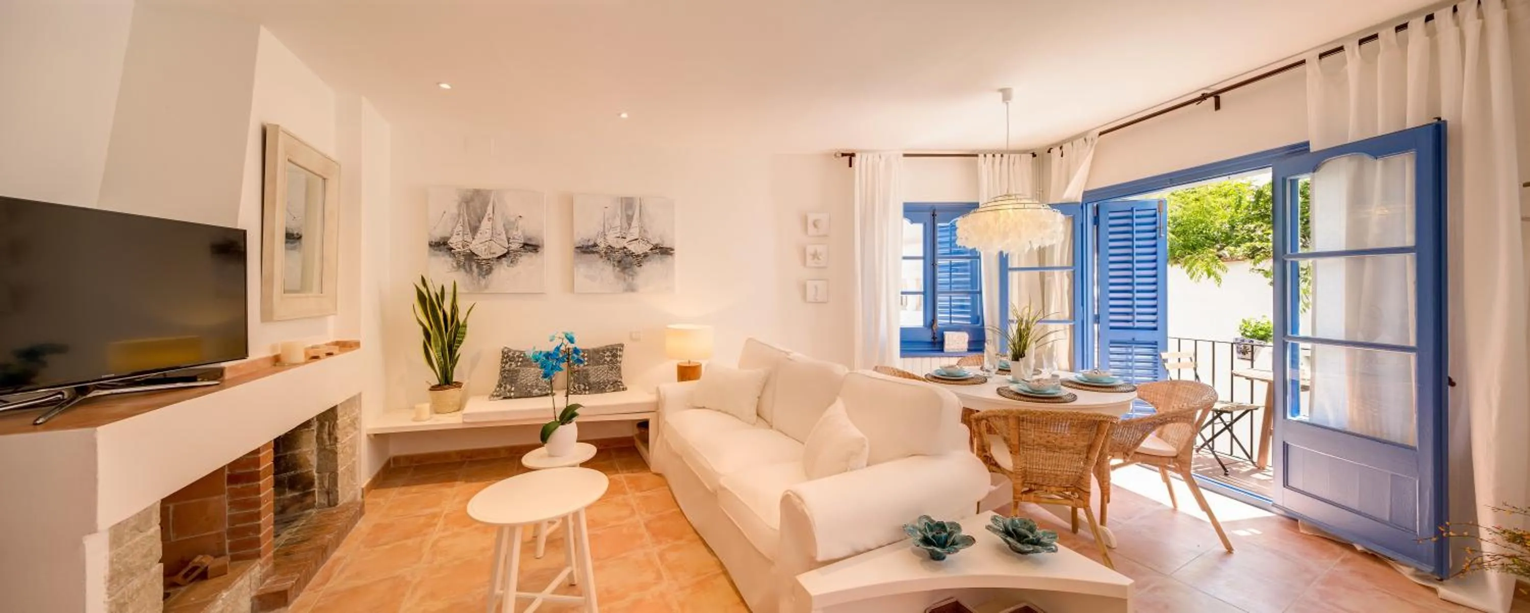 Living room in Blue Home