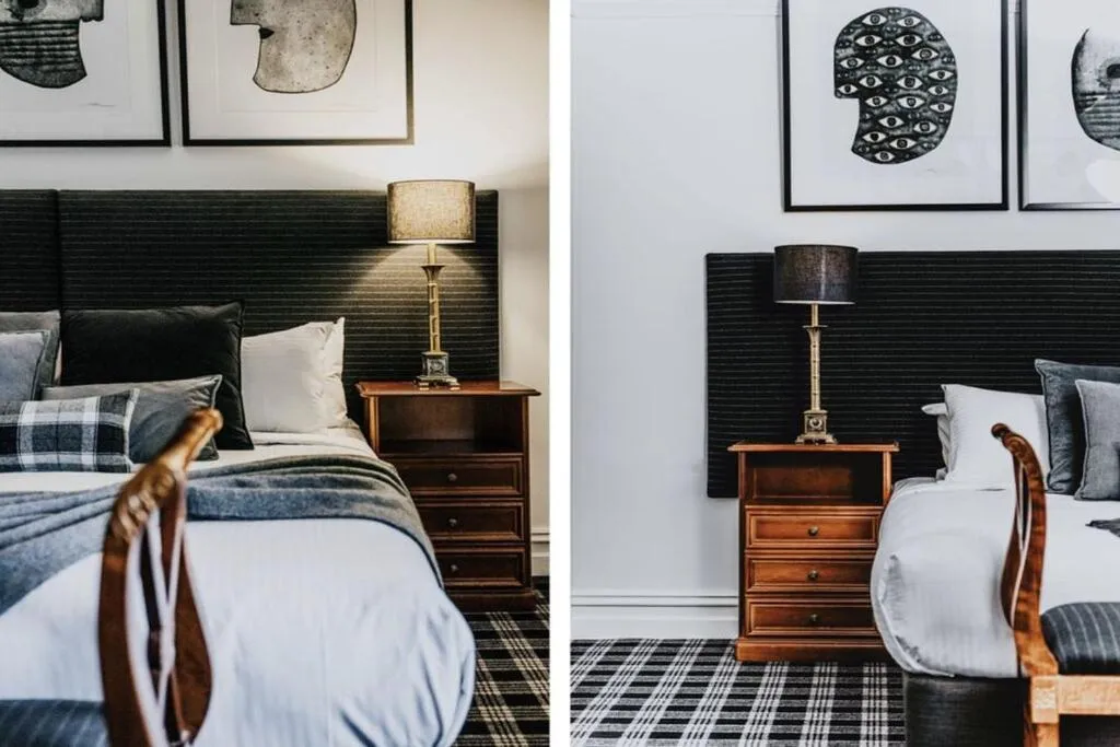 Bed in Hotel Bellinzona Daylesford