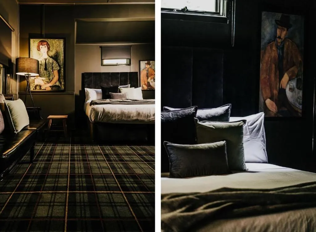 Bed in Hotel Bellinzona Daylesford