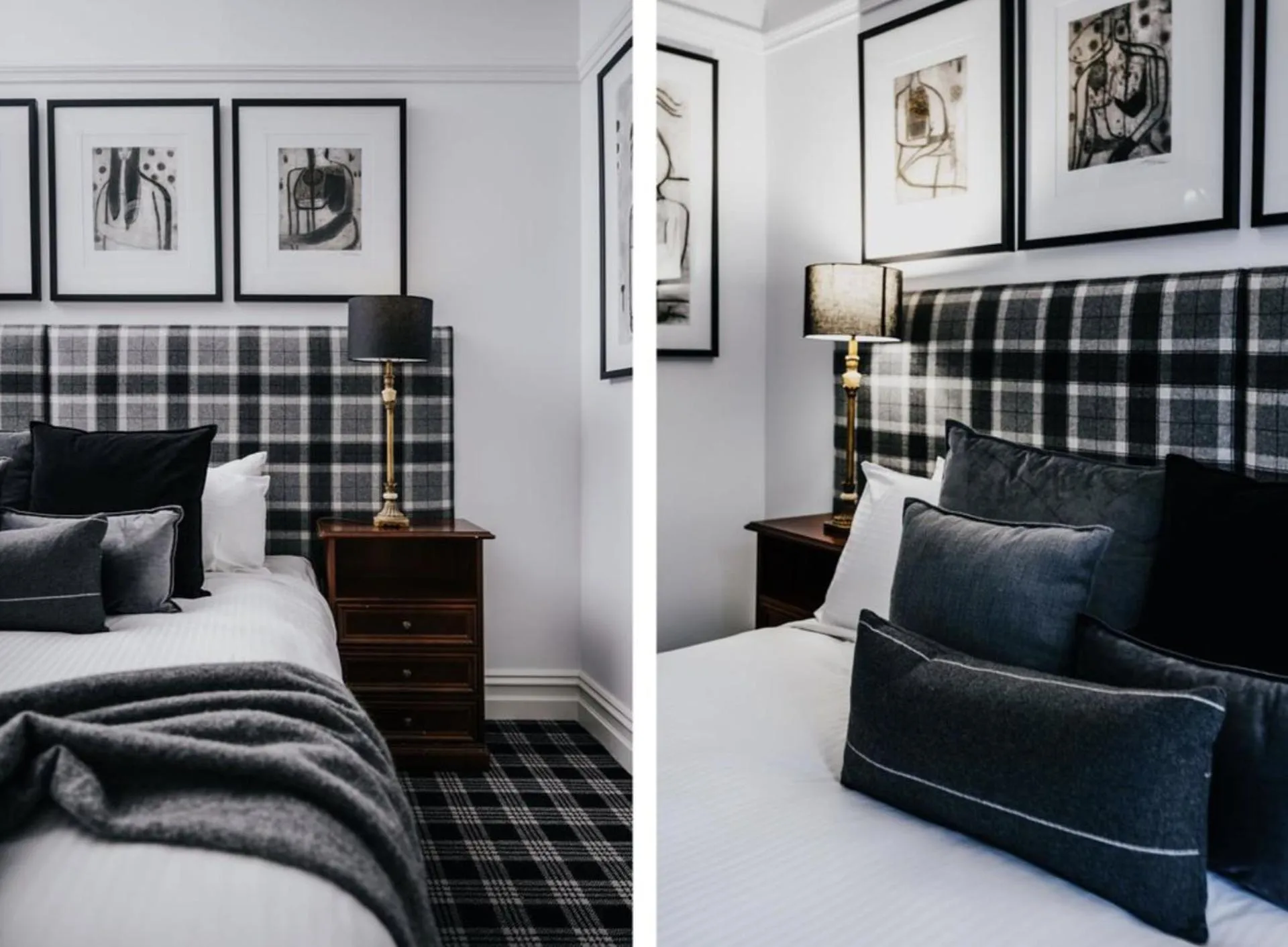 Bed in Hotel Bellinzona Daylesford