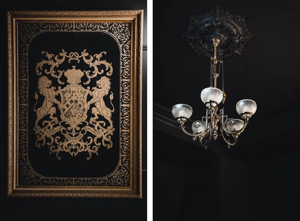 Decorative detail in Hotel Bellinzona Daylesford