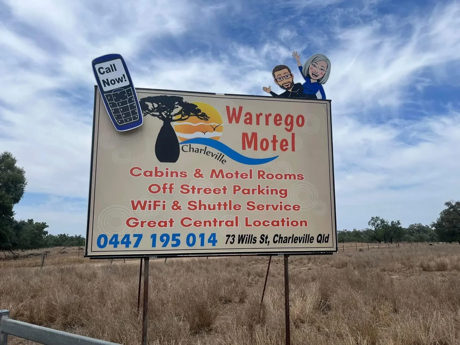 Property logo or sign in Warrego Motel