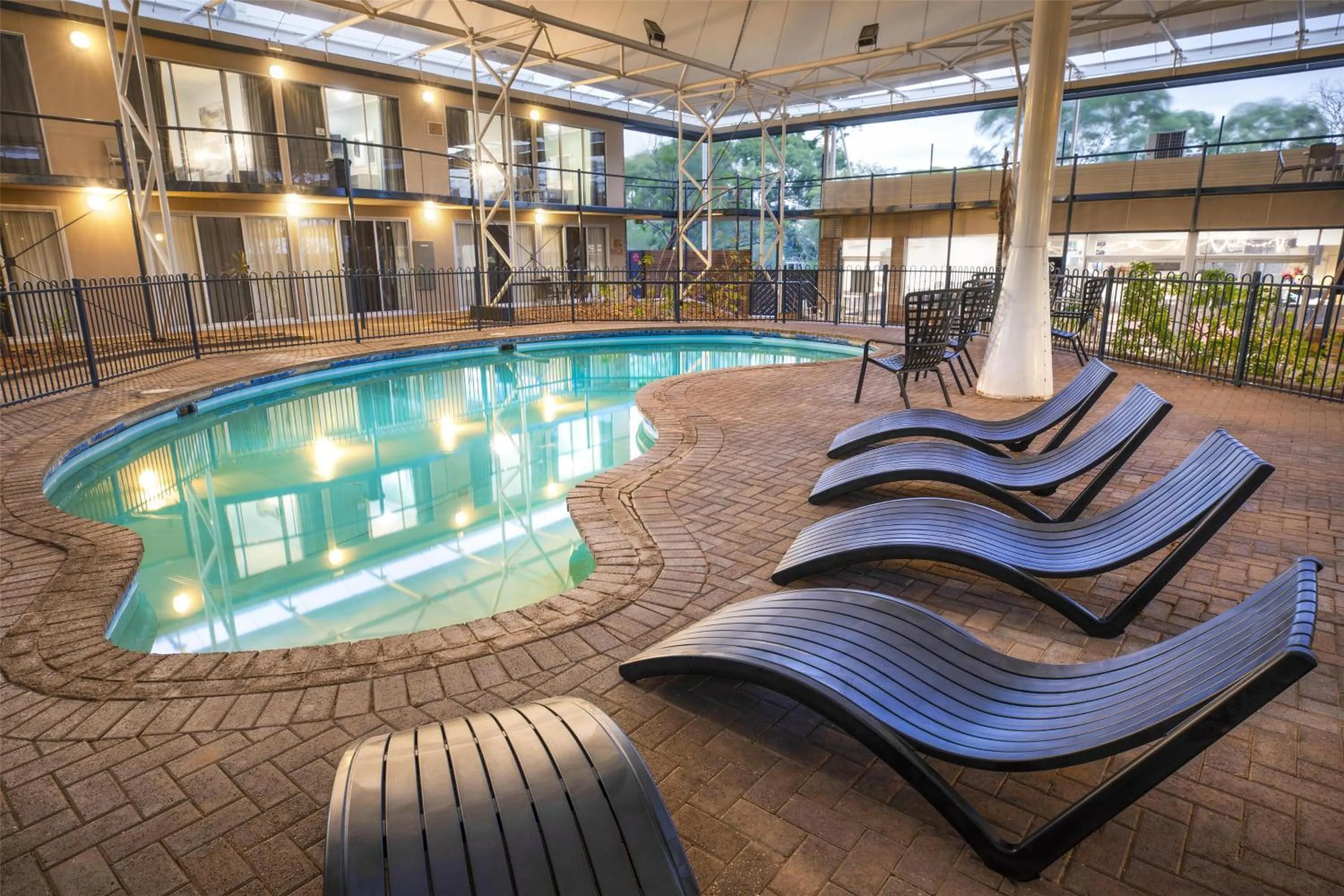 Pool view in Nightcap at Roxby Downs
