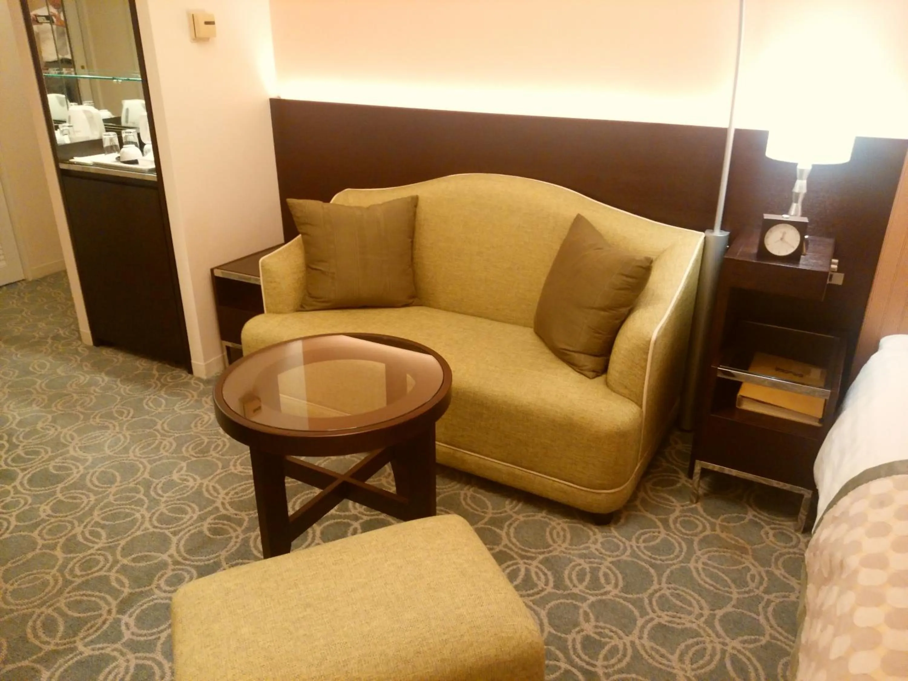 Seating area in JR Hotel Clement Tokushima