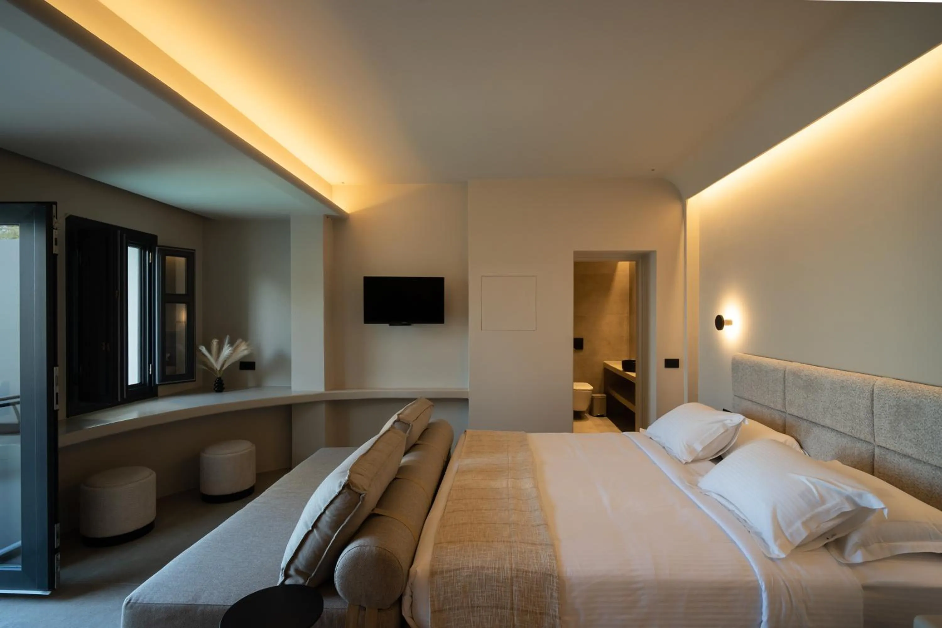 Bed in Black Diamond Suites