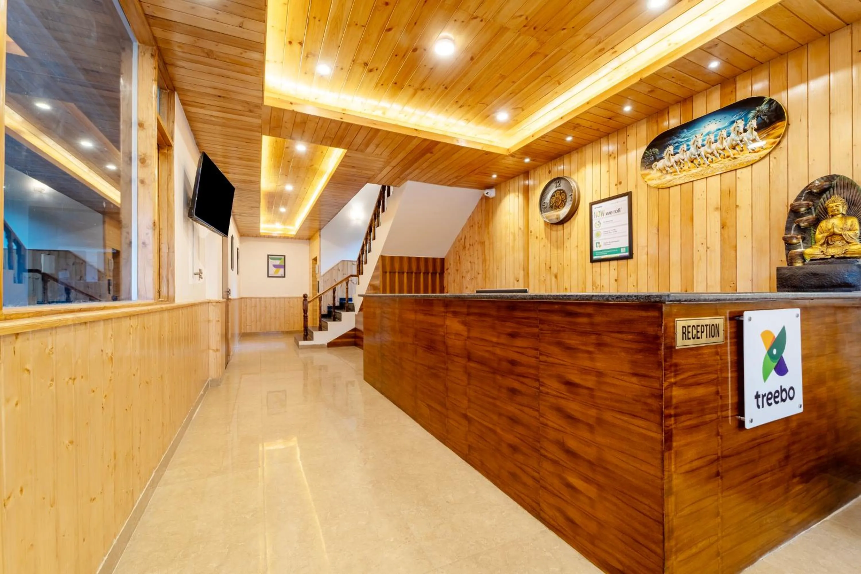 Lobby or reception in Treebo Premium The Takey'S, Mall Road
