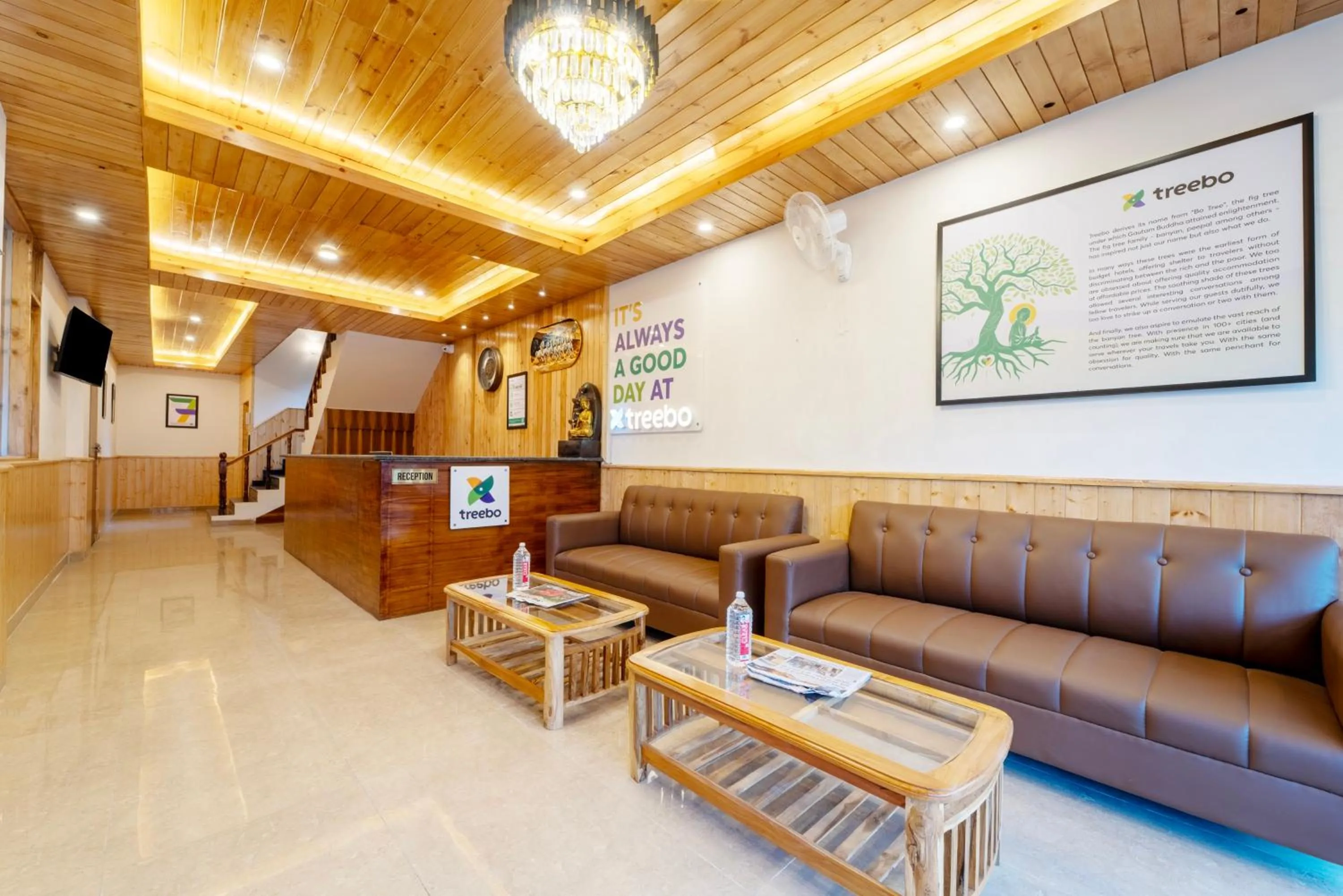 Seating area in Treebo Premium The Takey'S, Mall Road