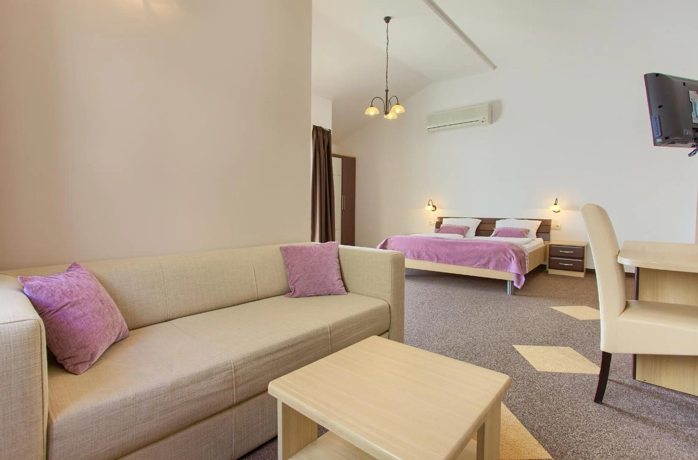 Bed in Hotel Villa Margaret