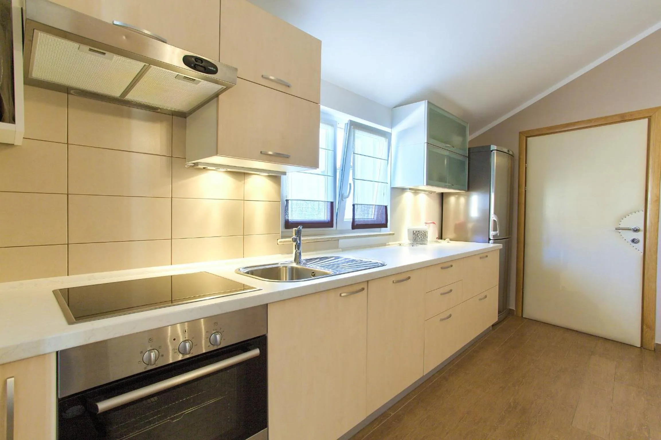 Kitchen or kitchenette in Hotel Villa Margaret