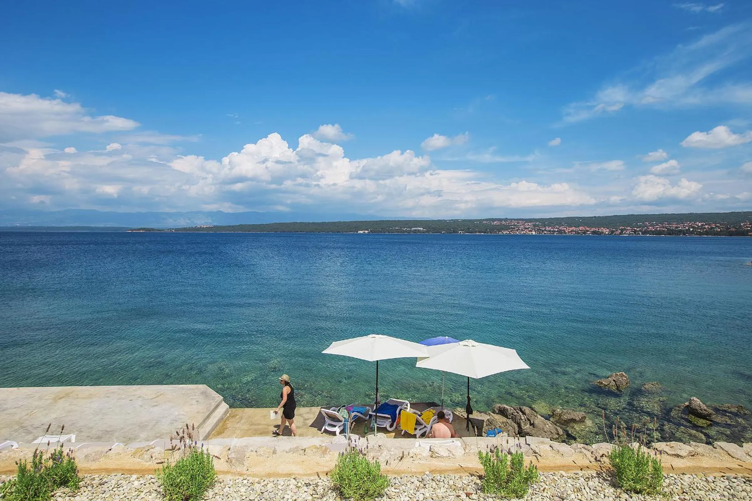 Beach in Hotel Villa Margaret
