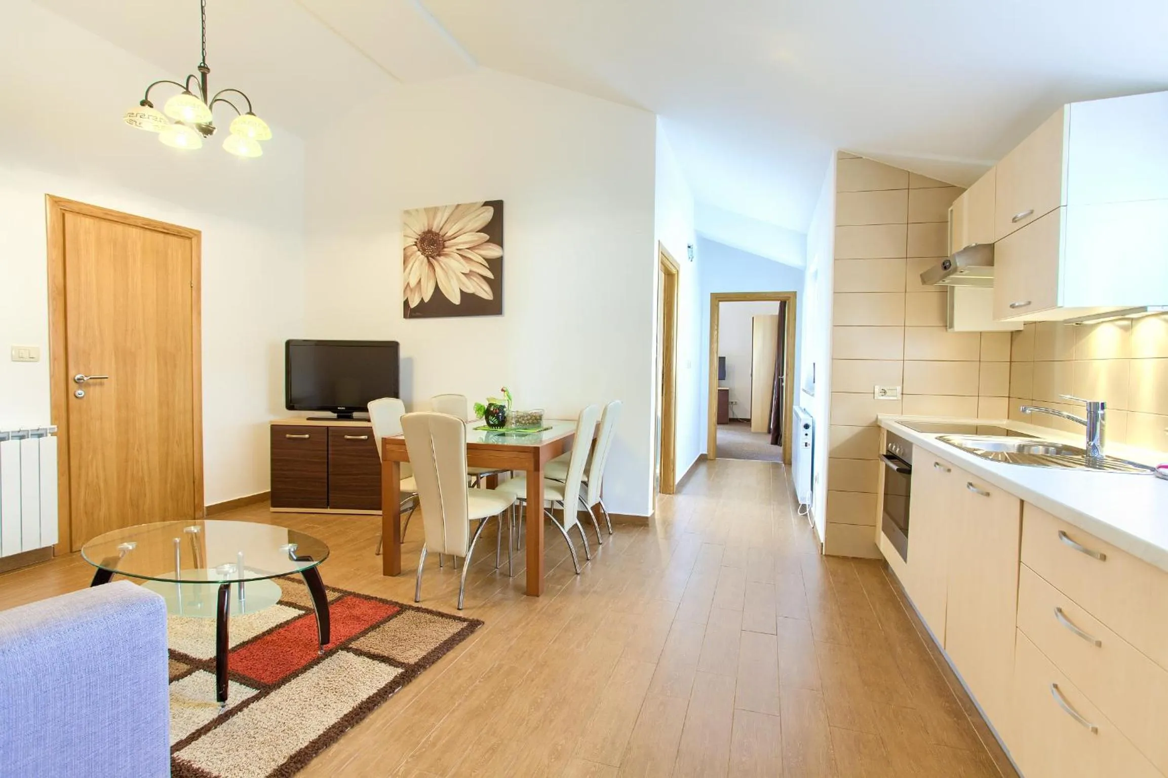 Kitchen or kitchenette in Hotel Villa Margaret