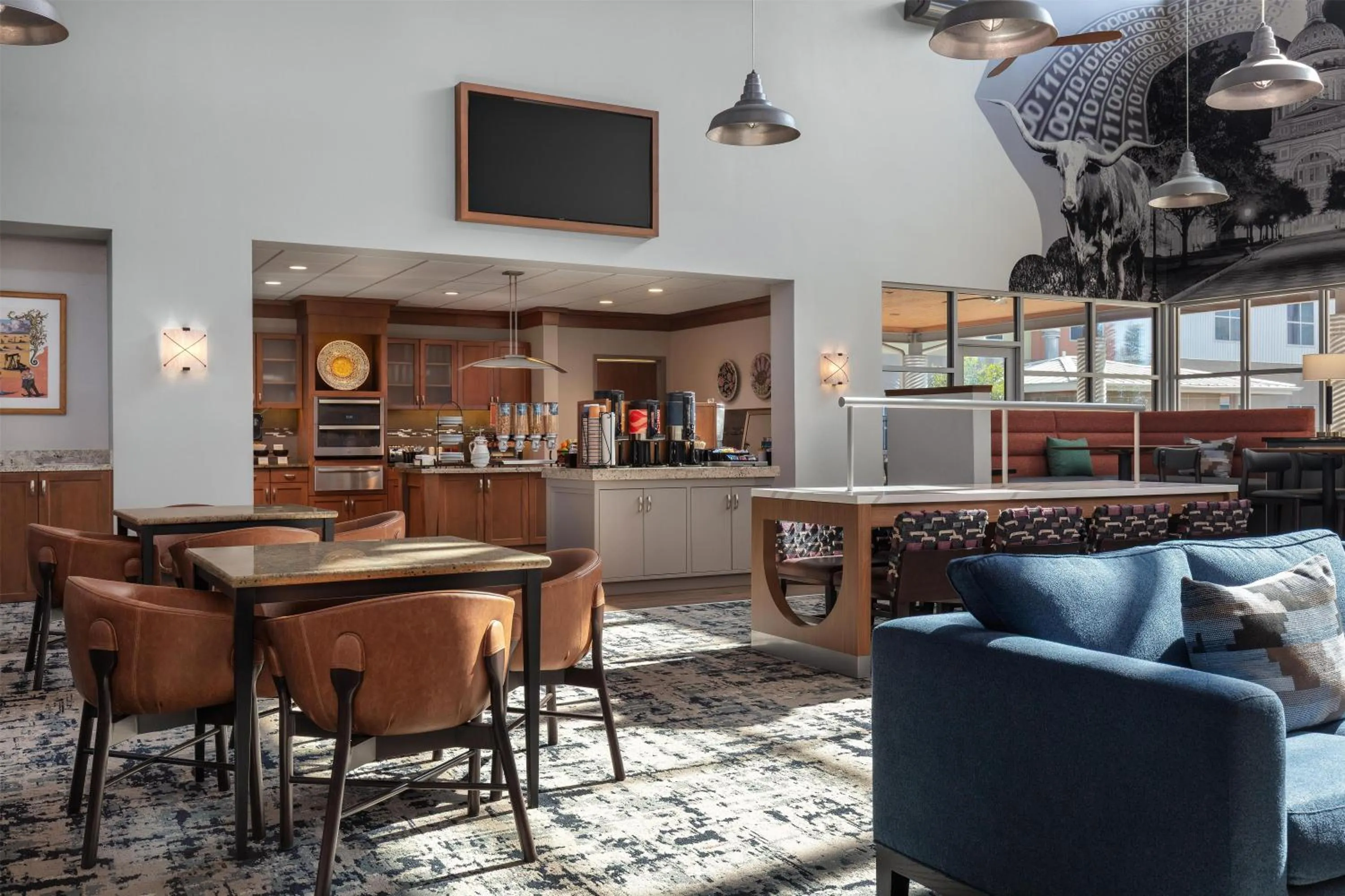 Lobby or reception in Homewood Suites TechRidge Parmer @ I-35