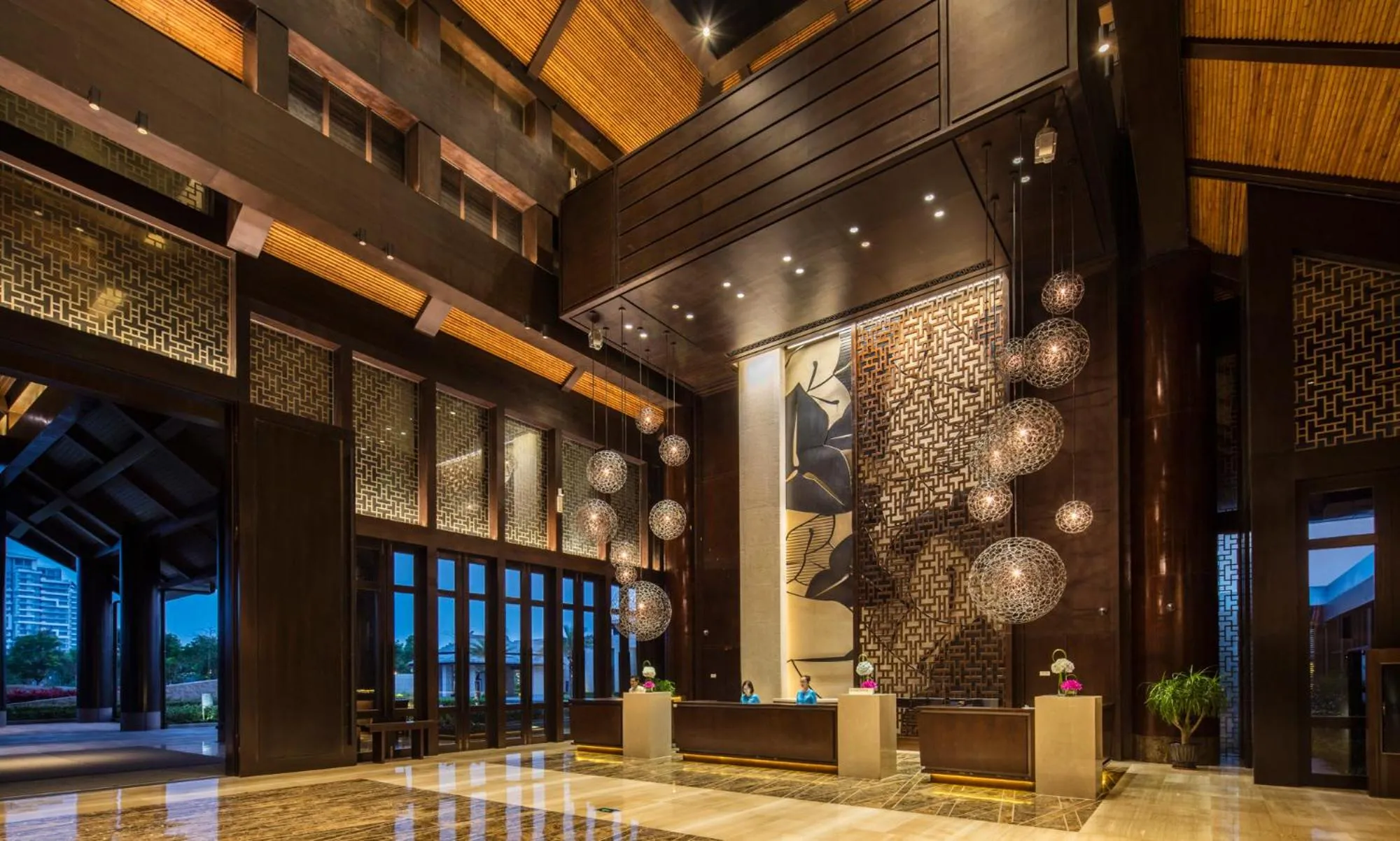 Lobby or reception in Hilton Wenchang