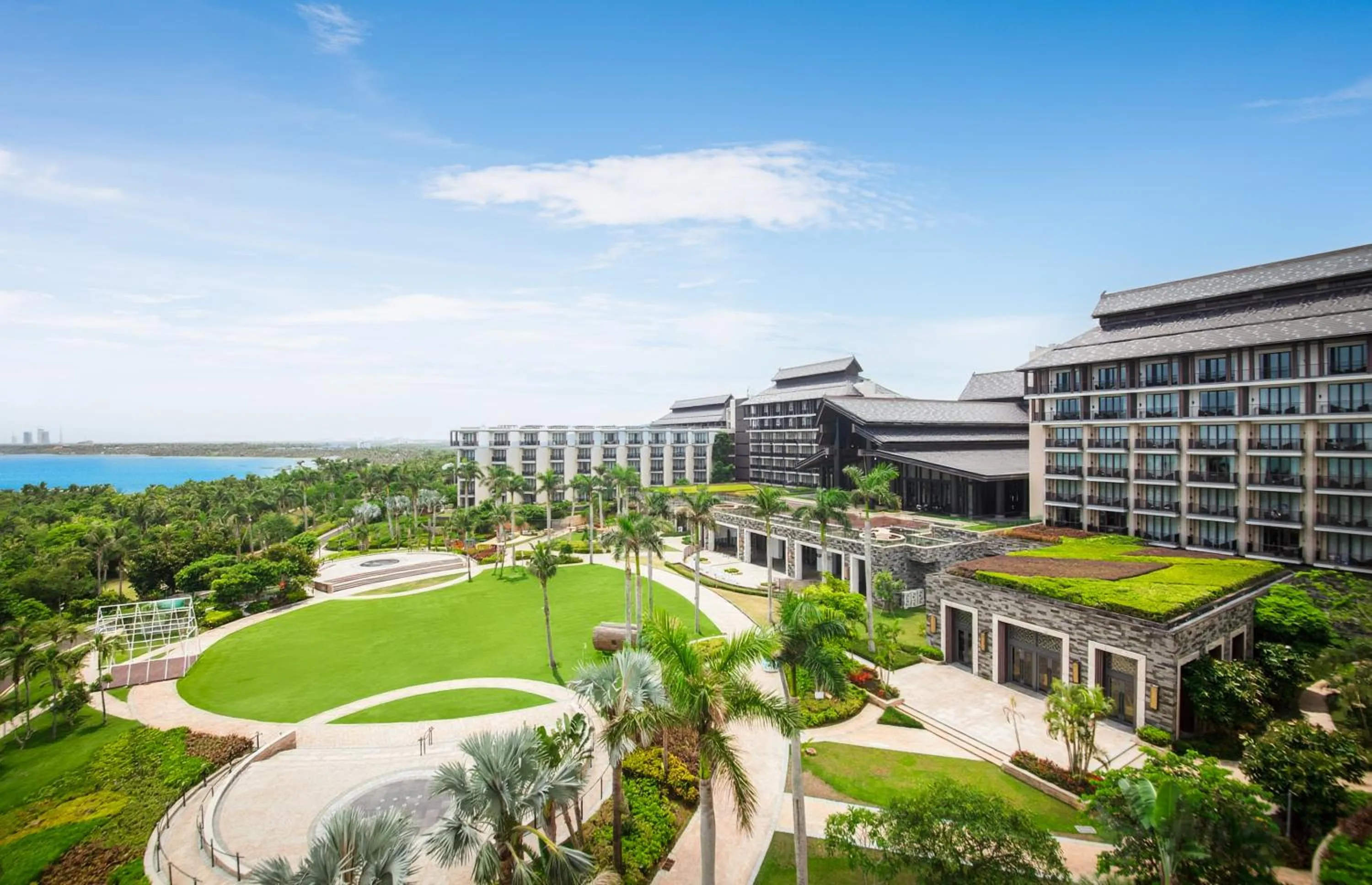 Garden view in Hilton Wenchang