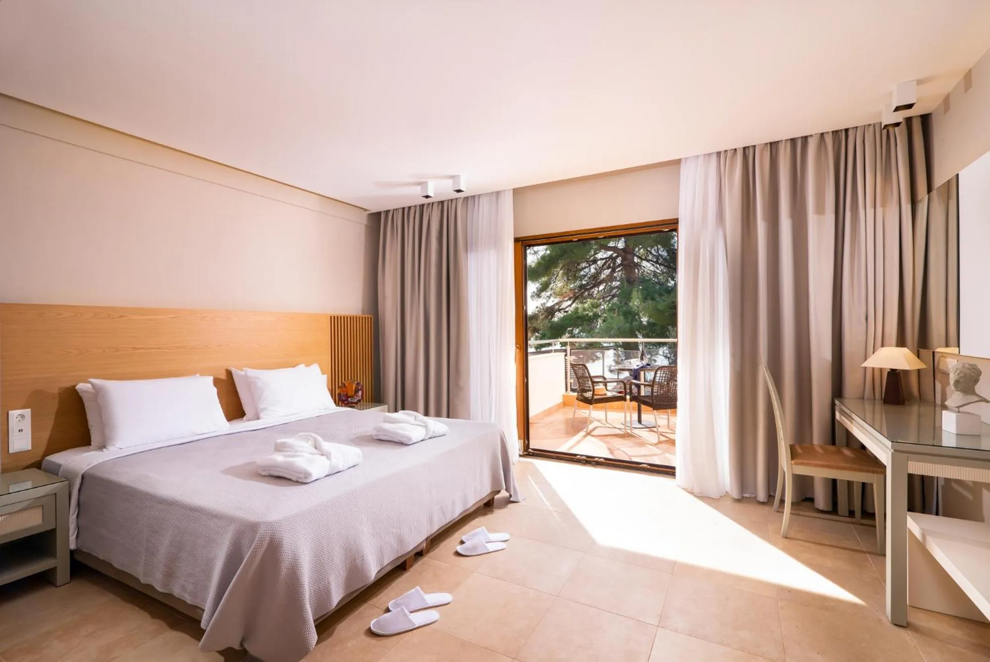 Bedroom, Bed in Olympion Sunset Halkidiki