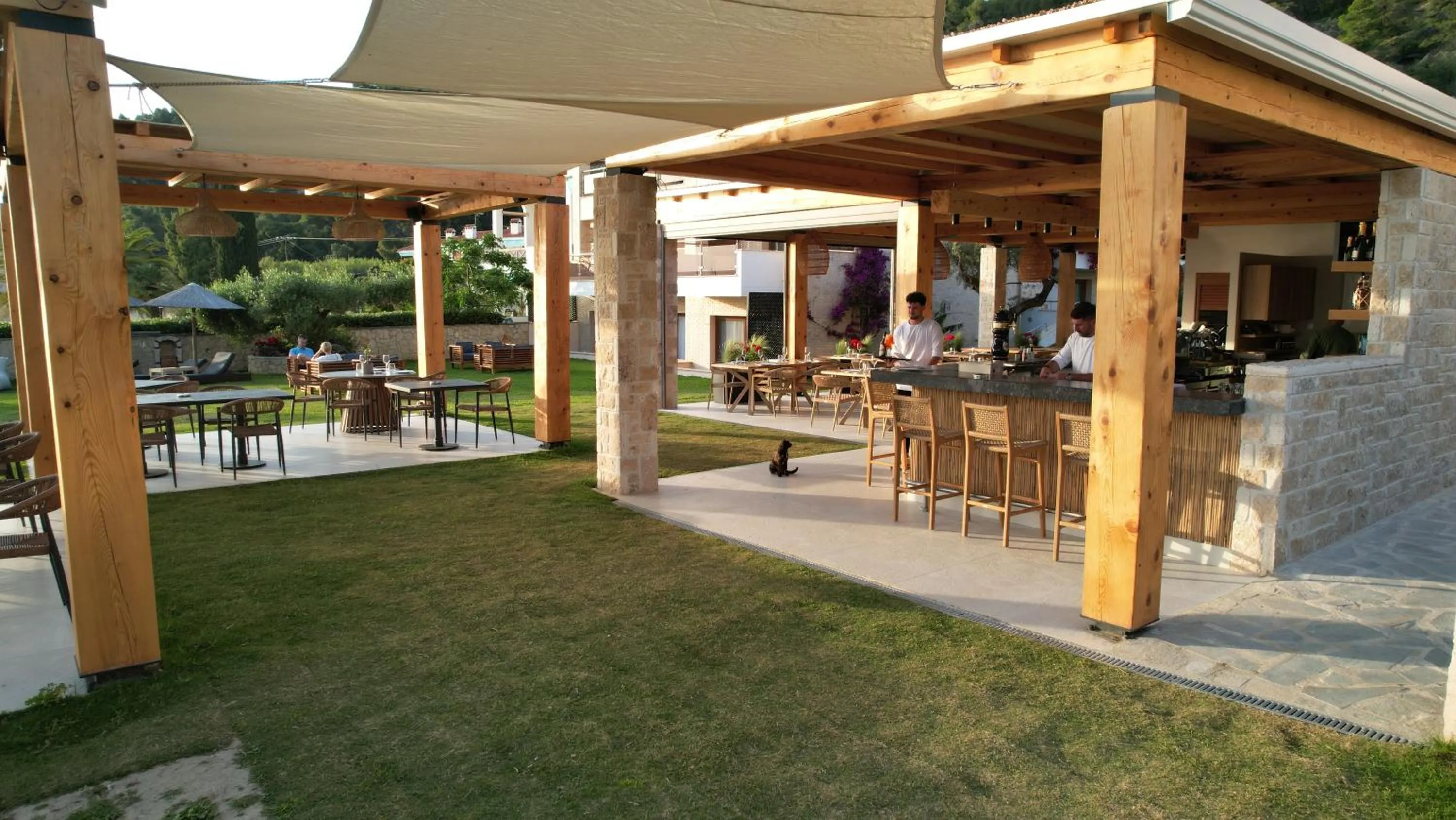 Garden in Olympion Sunset Halkidiki