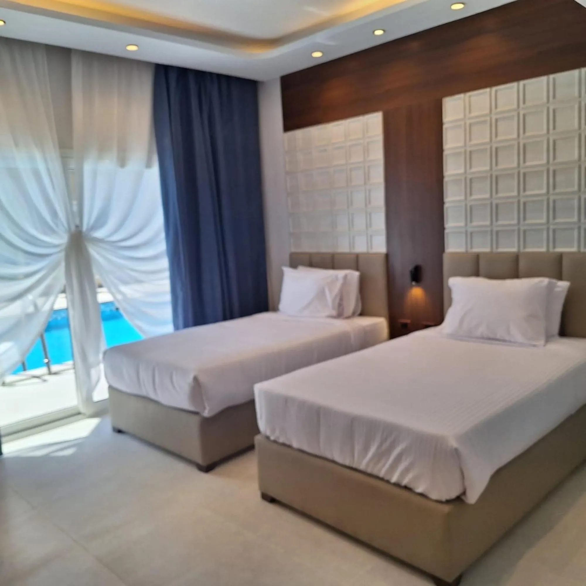 Bed in Rewaya Majestic Resort