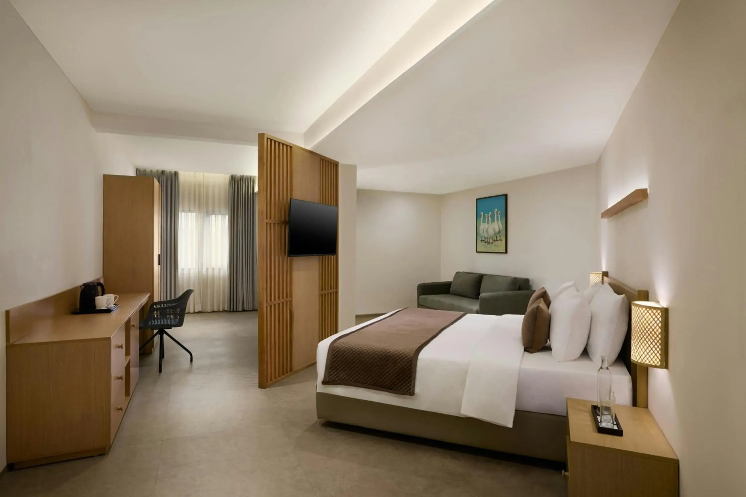 Winter Green Premium King Room with Limited View in The Fern Vishranta Resort, Kamrej-Surat, Series by Marriott Winter Green Premium King Room with Limited View in The Fern Vishranta Resort, Kamrej-Surat, Series by Marriott