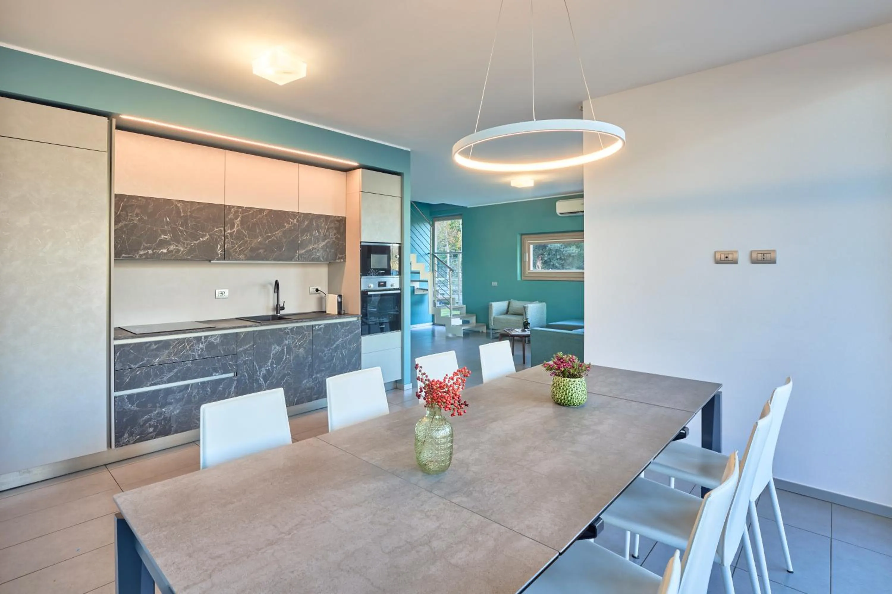 kitchen in Bellagio Village - Holiday Apartments by the Lake - Seasonal Warm Pool and Sauna