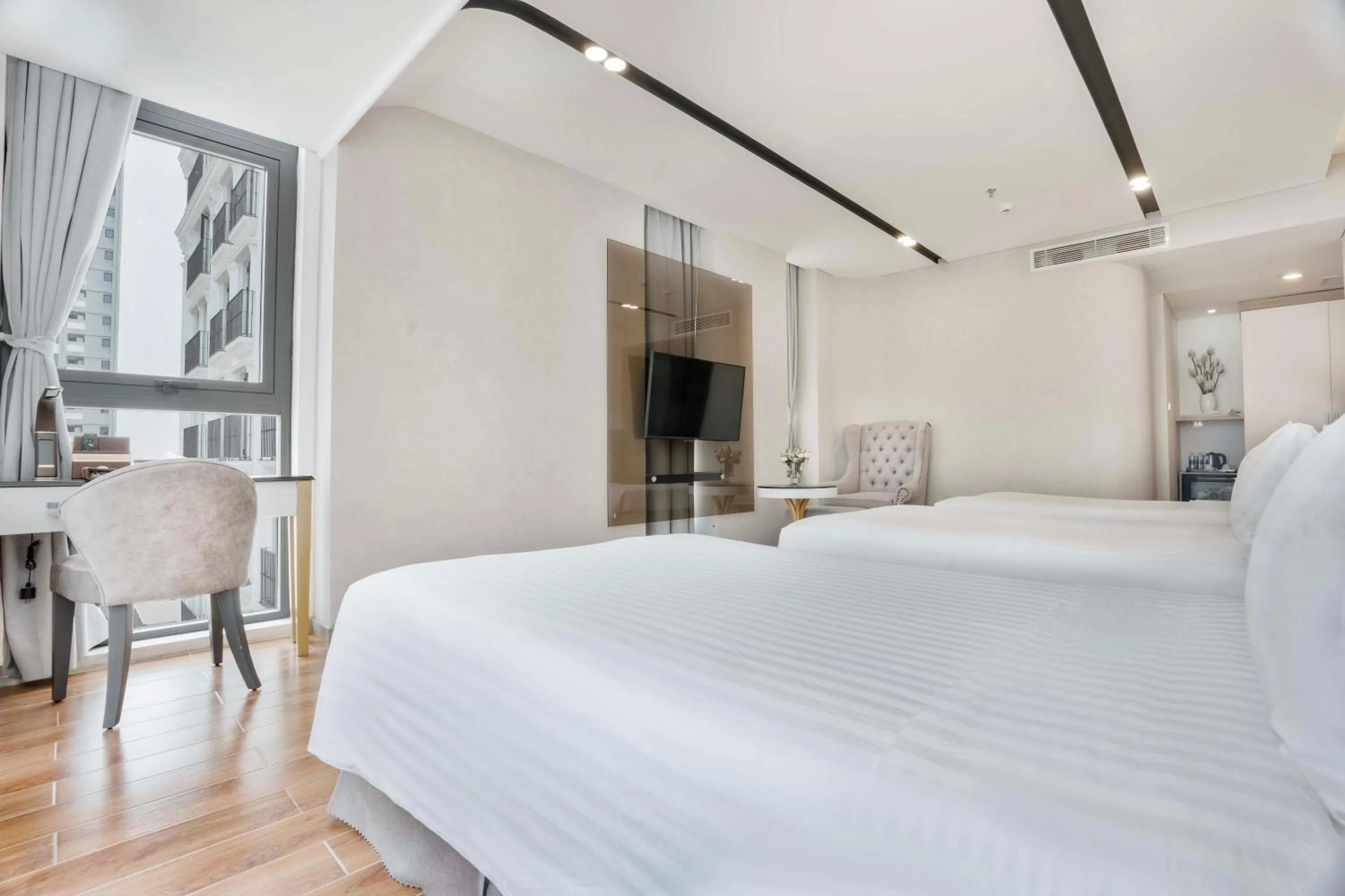 Bed in Cicilia Hotels & Spa Danang
