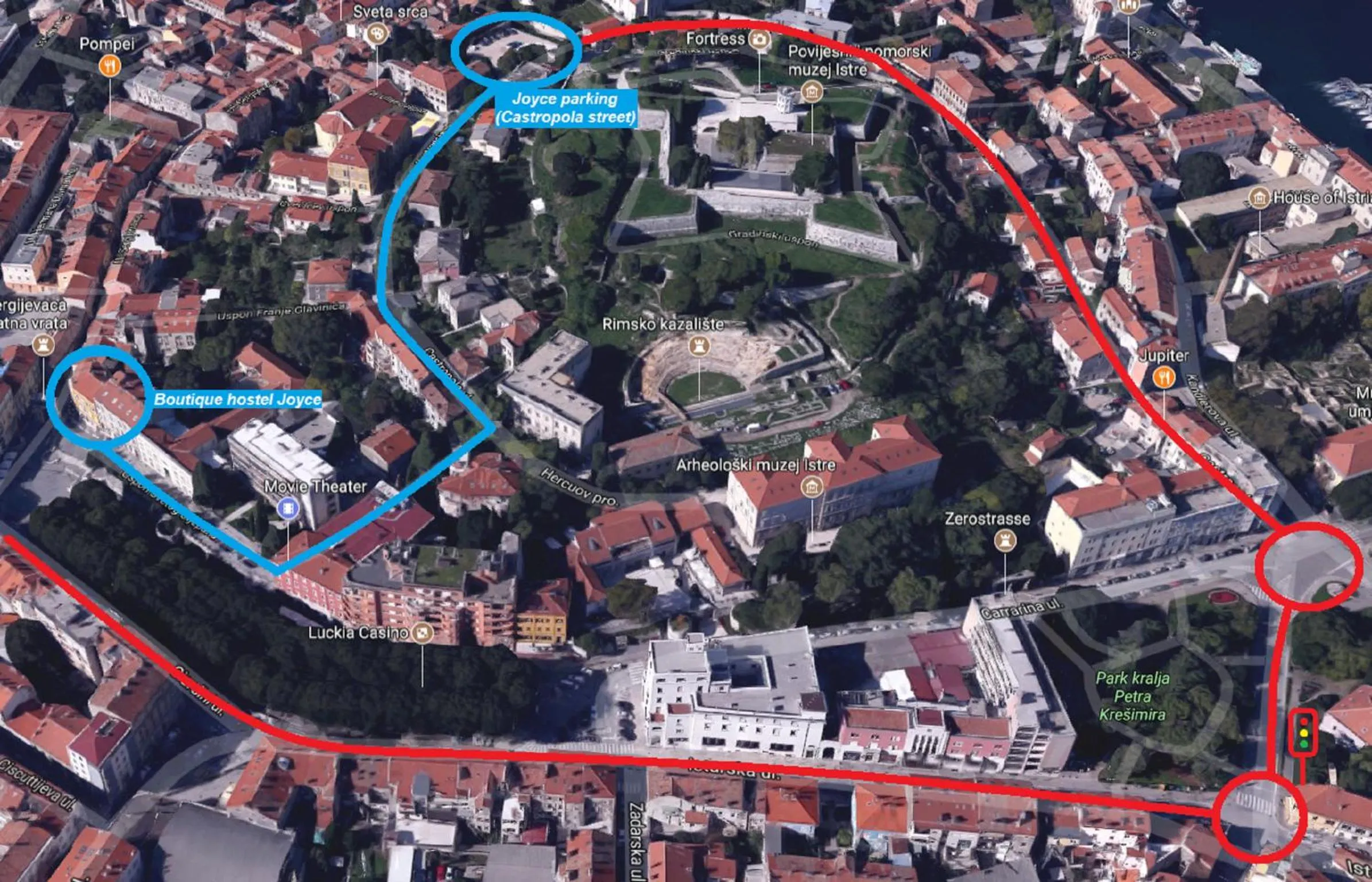 Bird's eye view in Boutique Suites Joyce