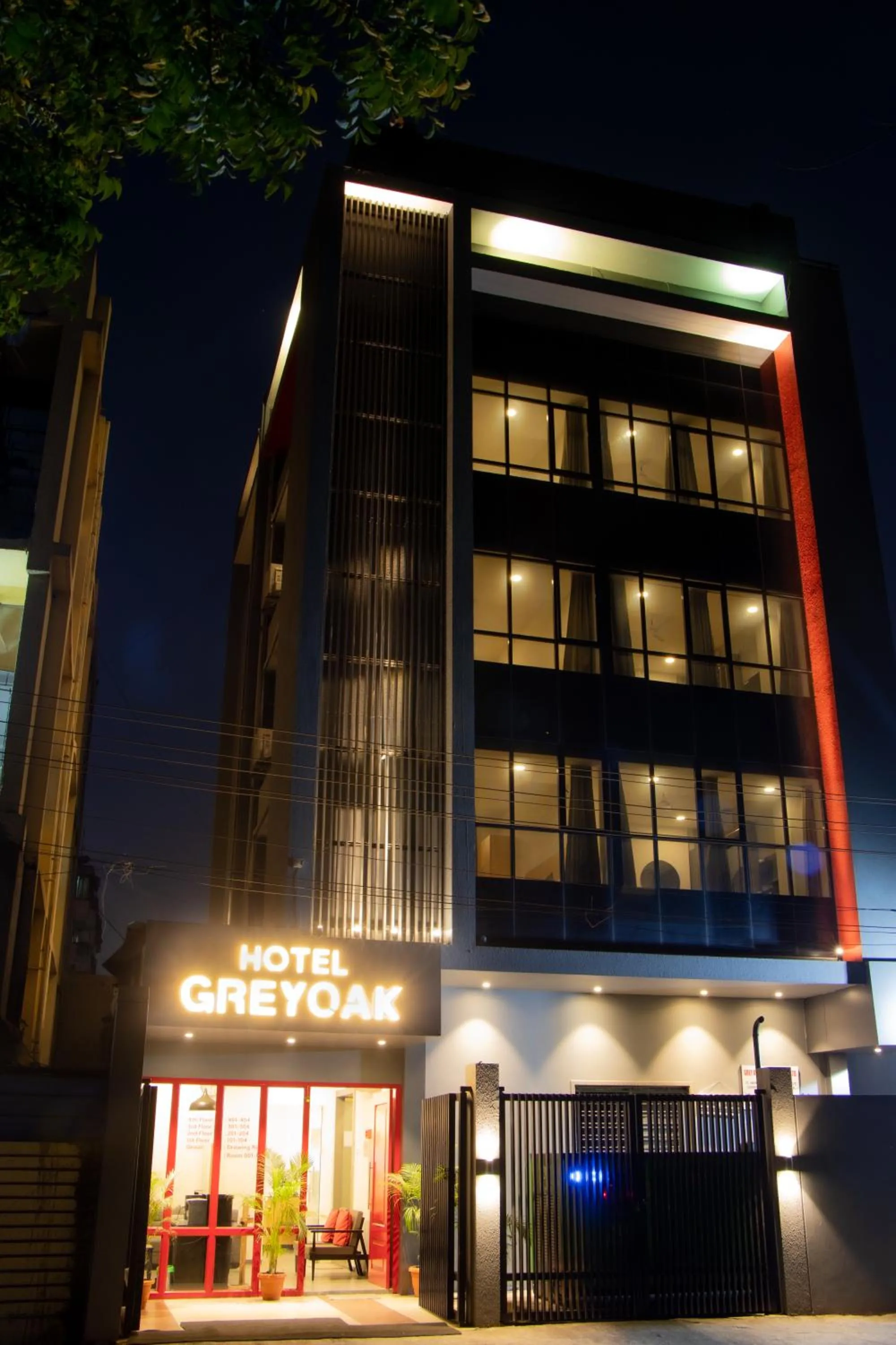 Property building in Grey Oak Hotel