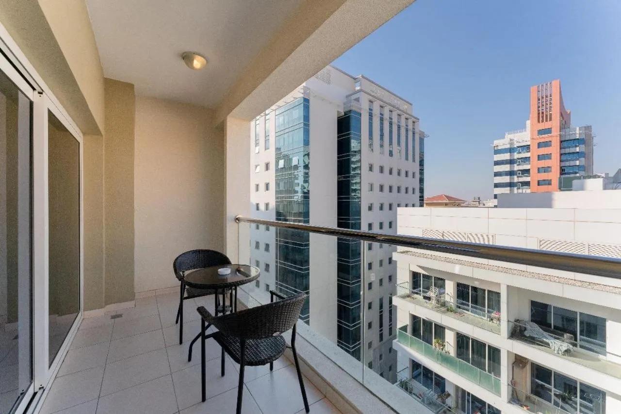 Balcony/Terrace in City Stay Prime Hotel Apartments - Al Barsha
