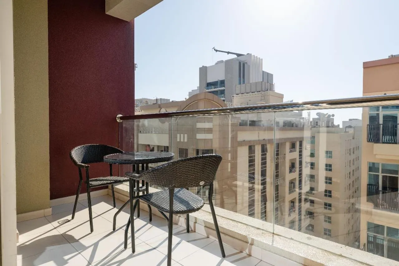 Balcony/Terrace in City Stay Prime Hotel Apartments - Al Barsha