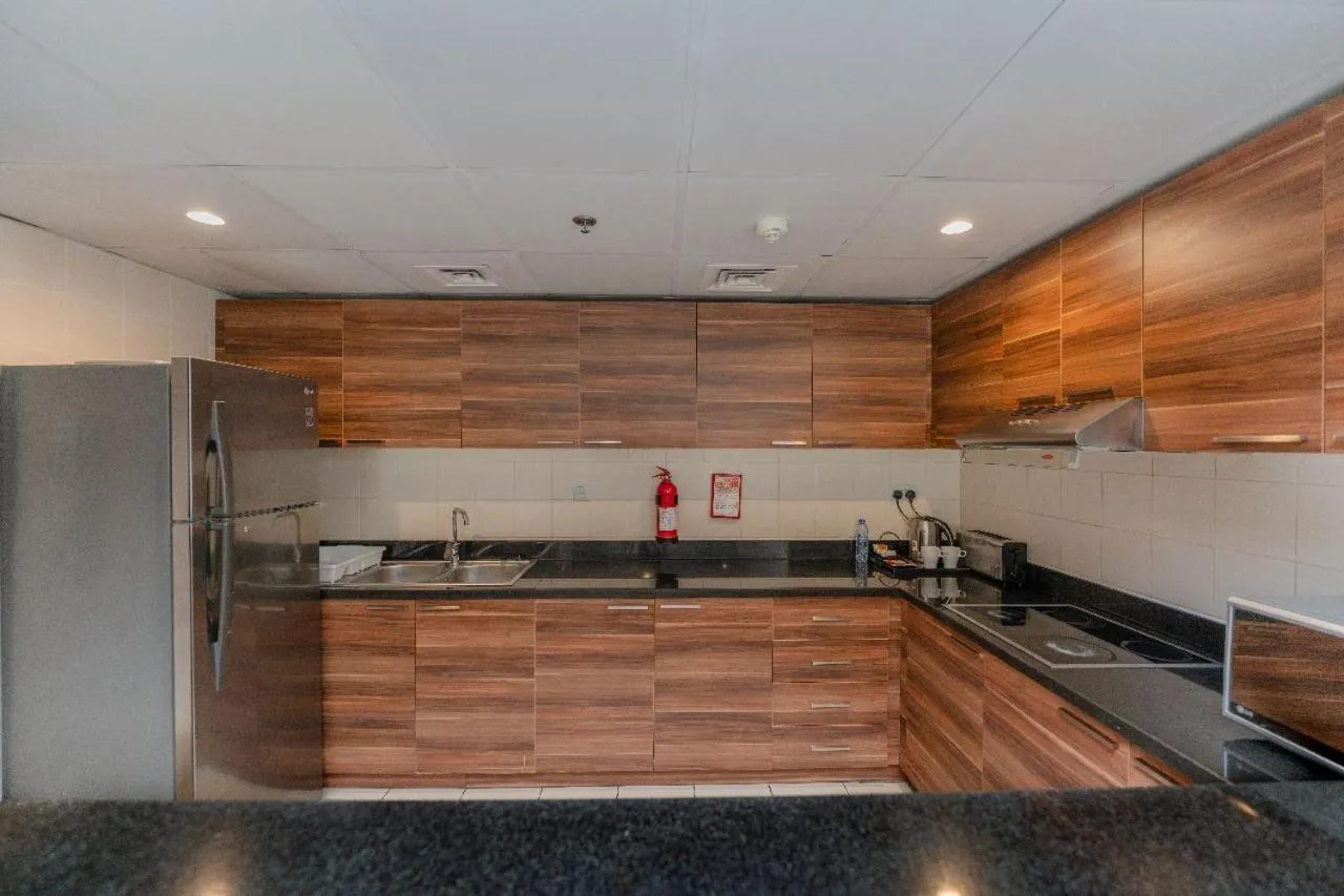 Kitchen or kitchenette in City Stay Prime Hotel Apartments - Al Barsha
