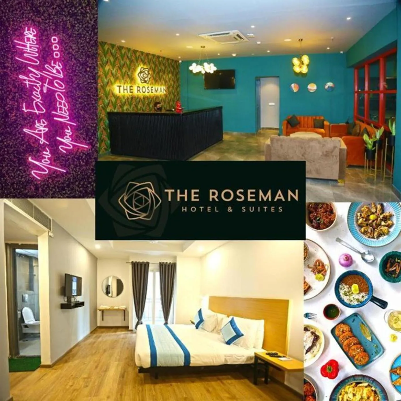 Property logo or sign, Bed in The Roseman Hotel & Suites