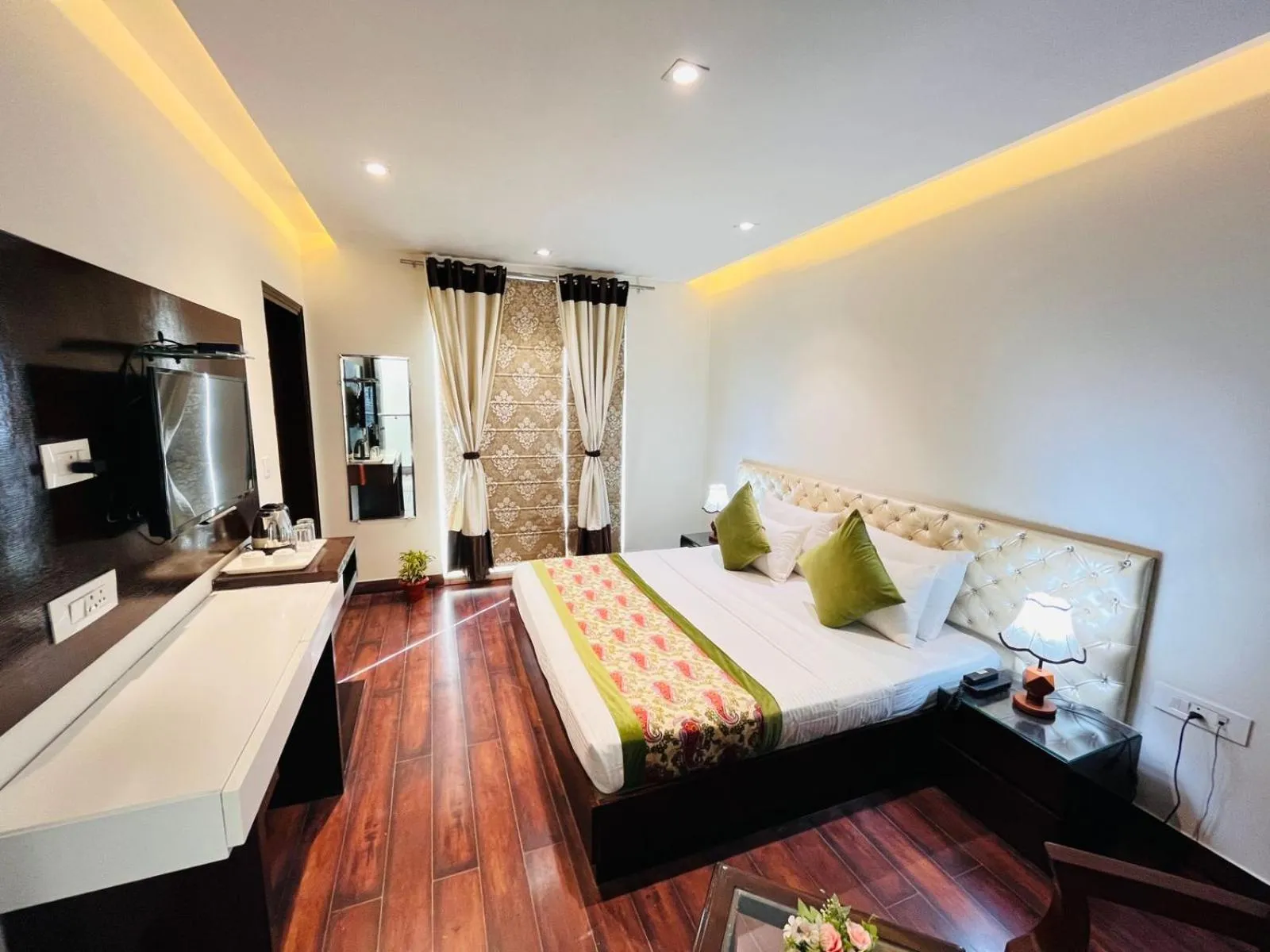 Bed in Hotel Grand Stay