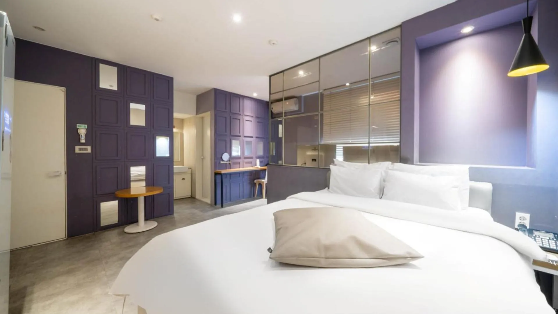 Photo of the whole room, Bed in NU Hotel