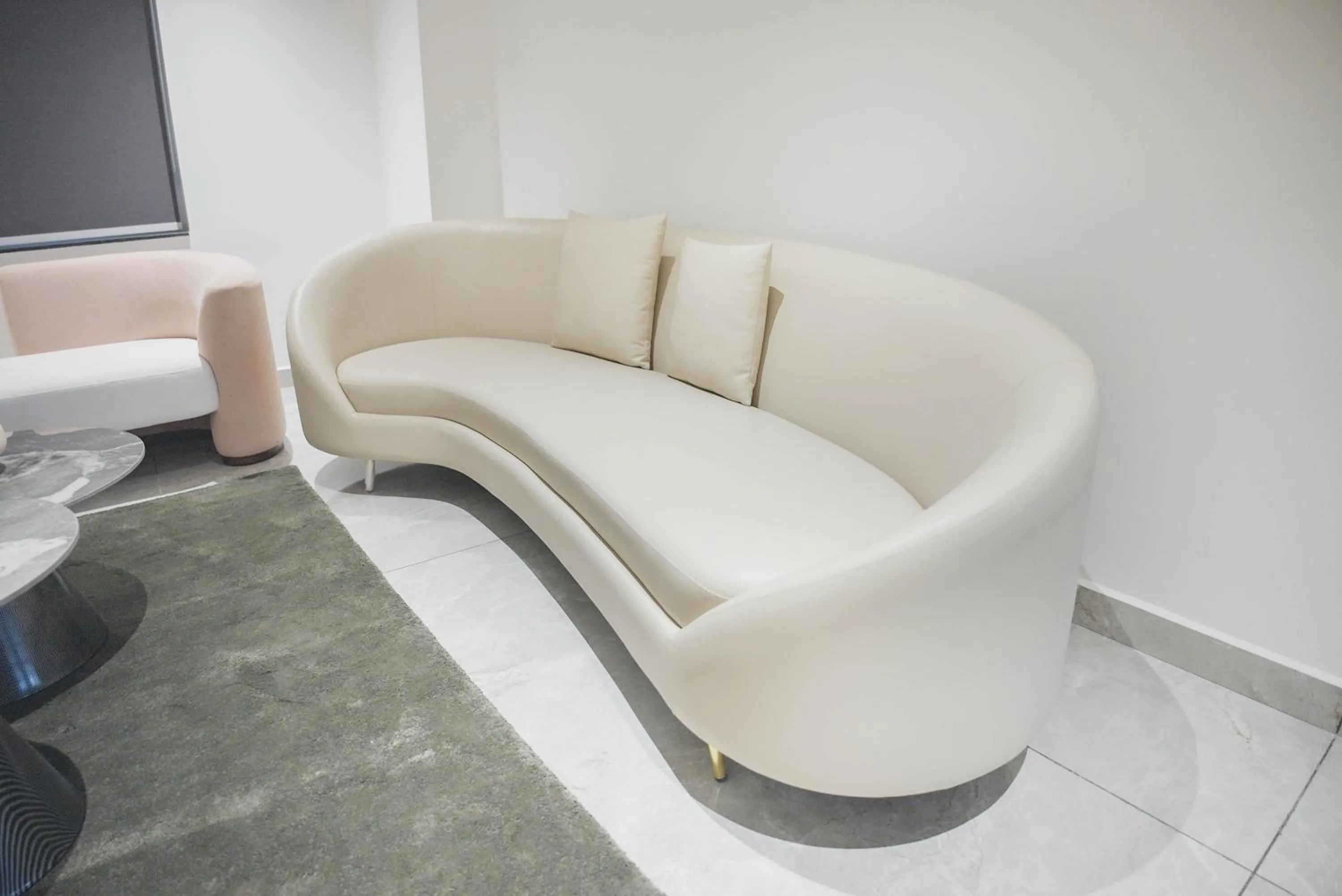 Seating area in Casa Hotel, Madhapur