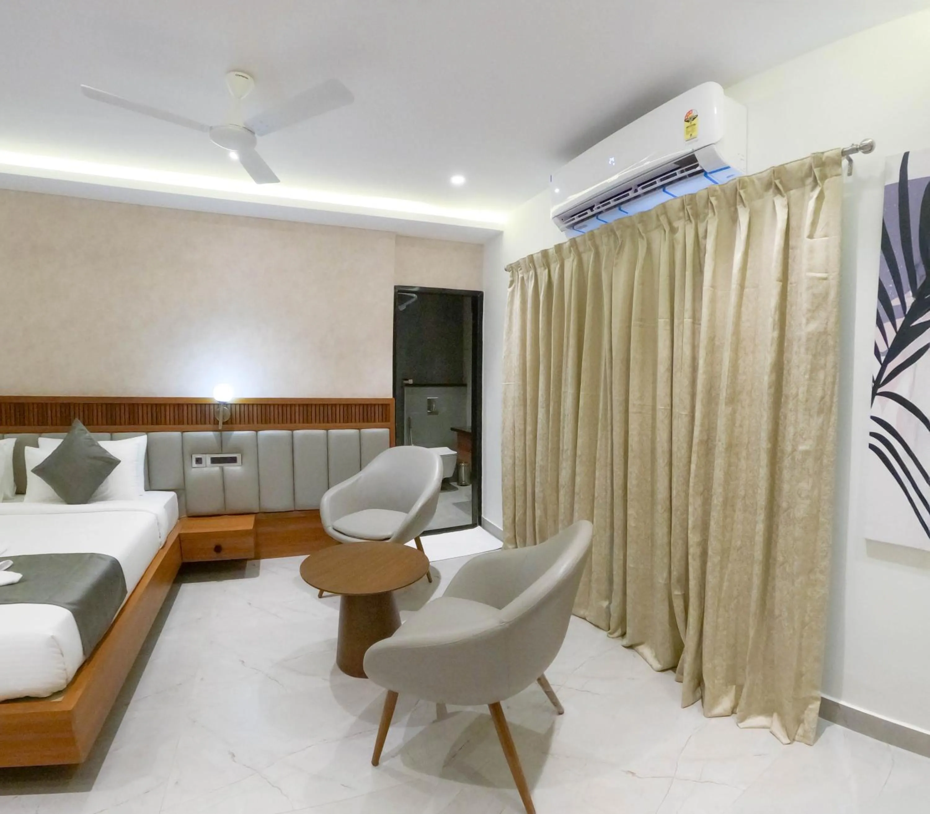 Seating area in Casa Hotel, Madhapur