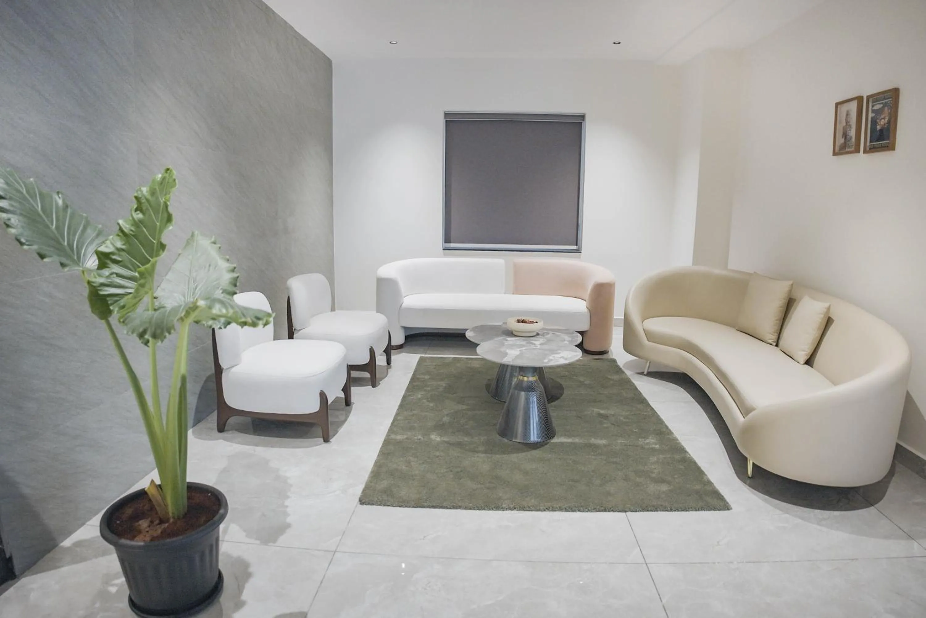 Seating area in Casa Hotel, Madhapur