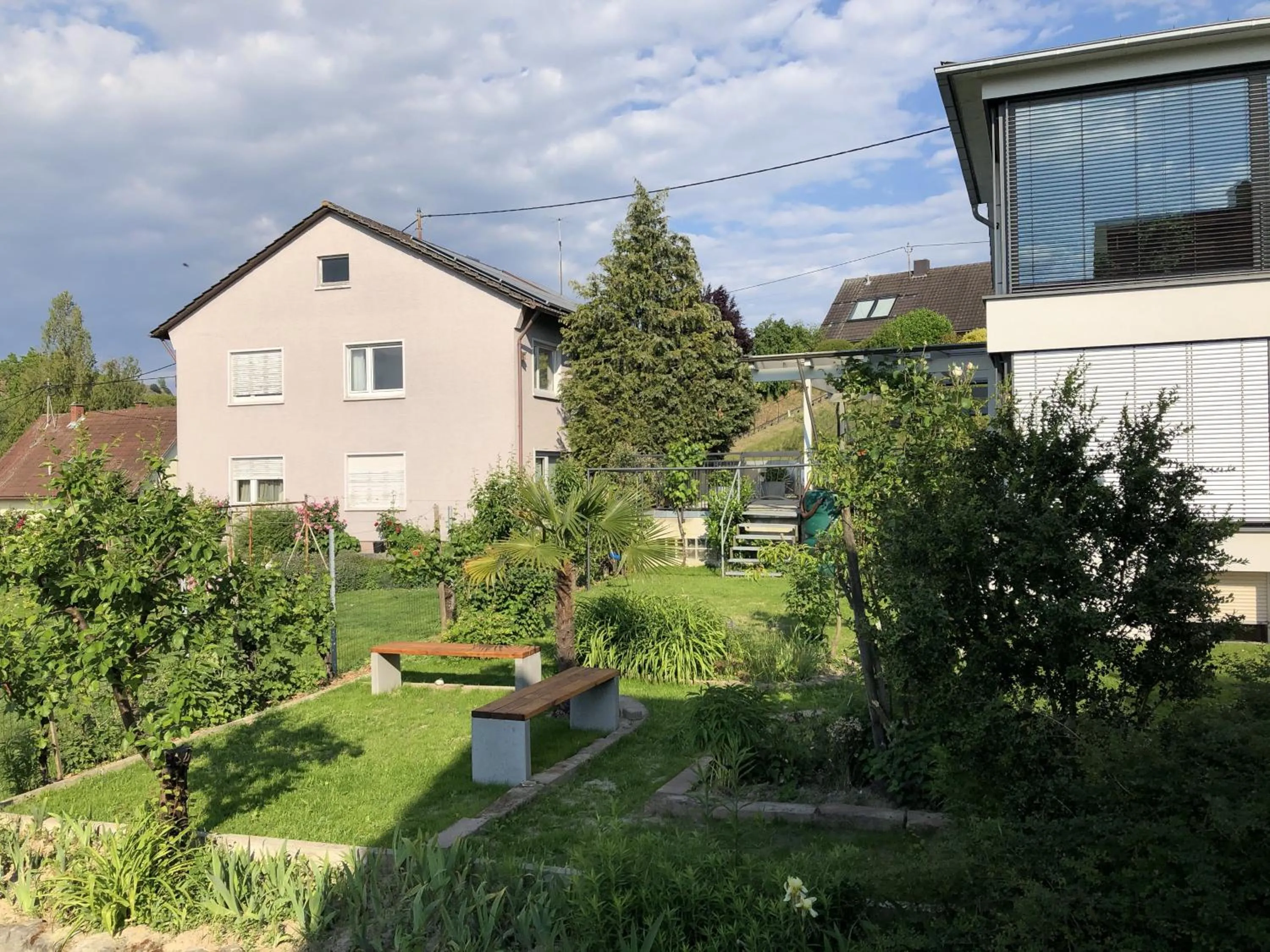 Garden view in Ferienhaus Irene