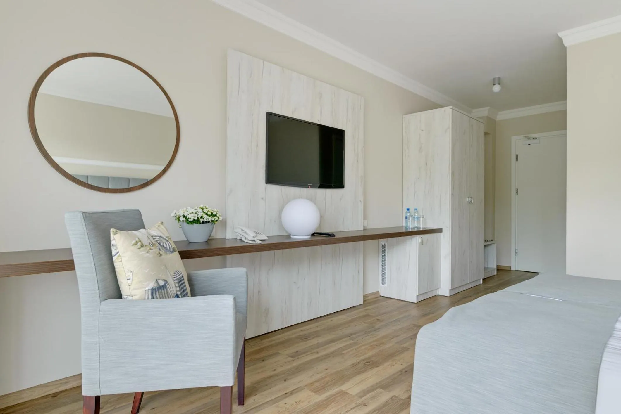 TV and multimedia, Bed in Hotel & Spa Trzy Wyspy