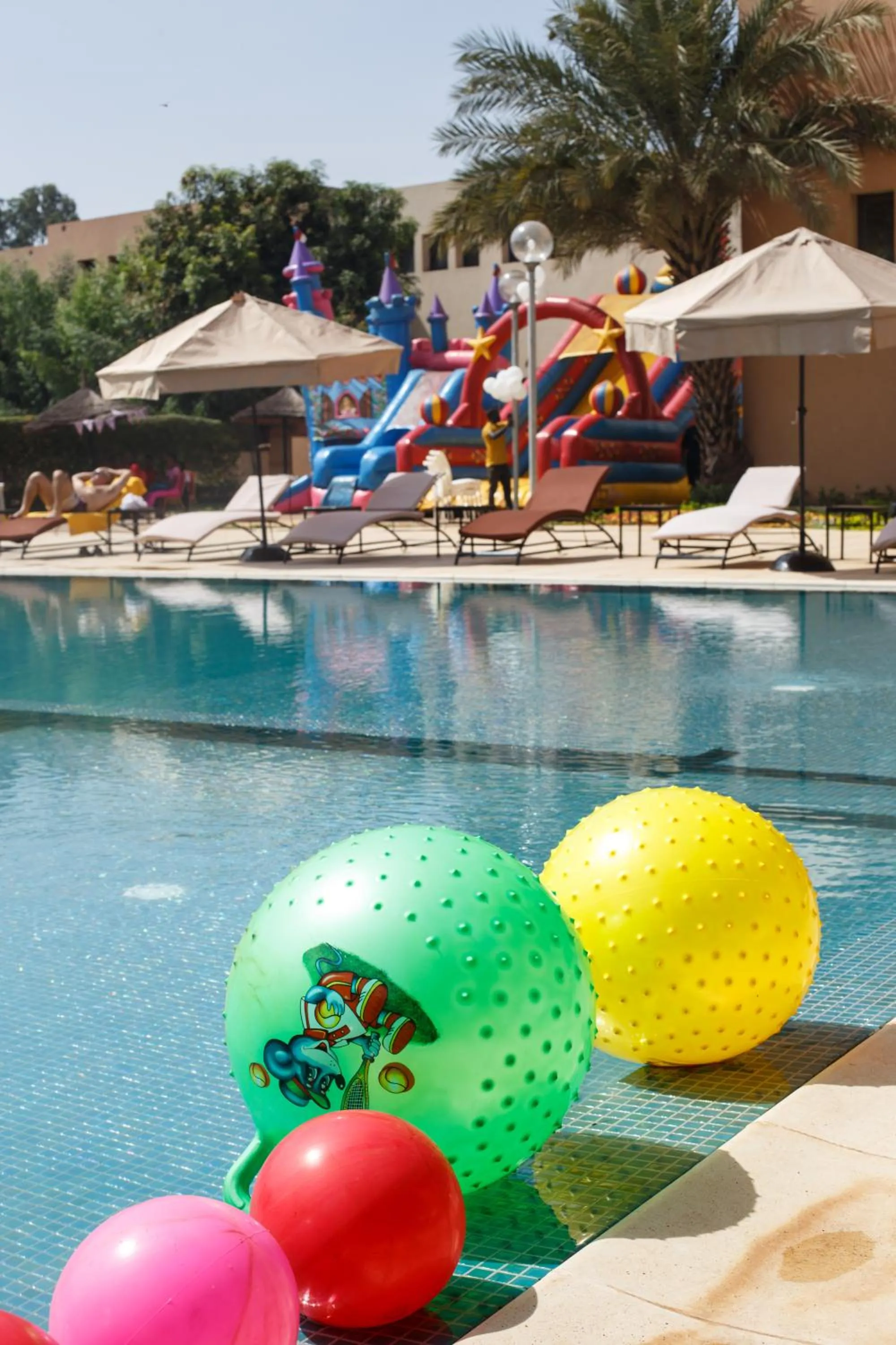 Children play ground in Azalaï Hôtel Bamako