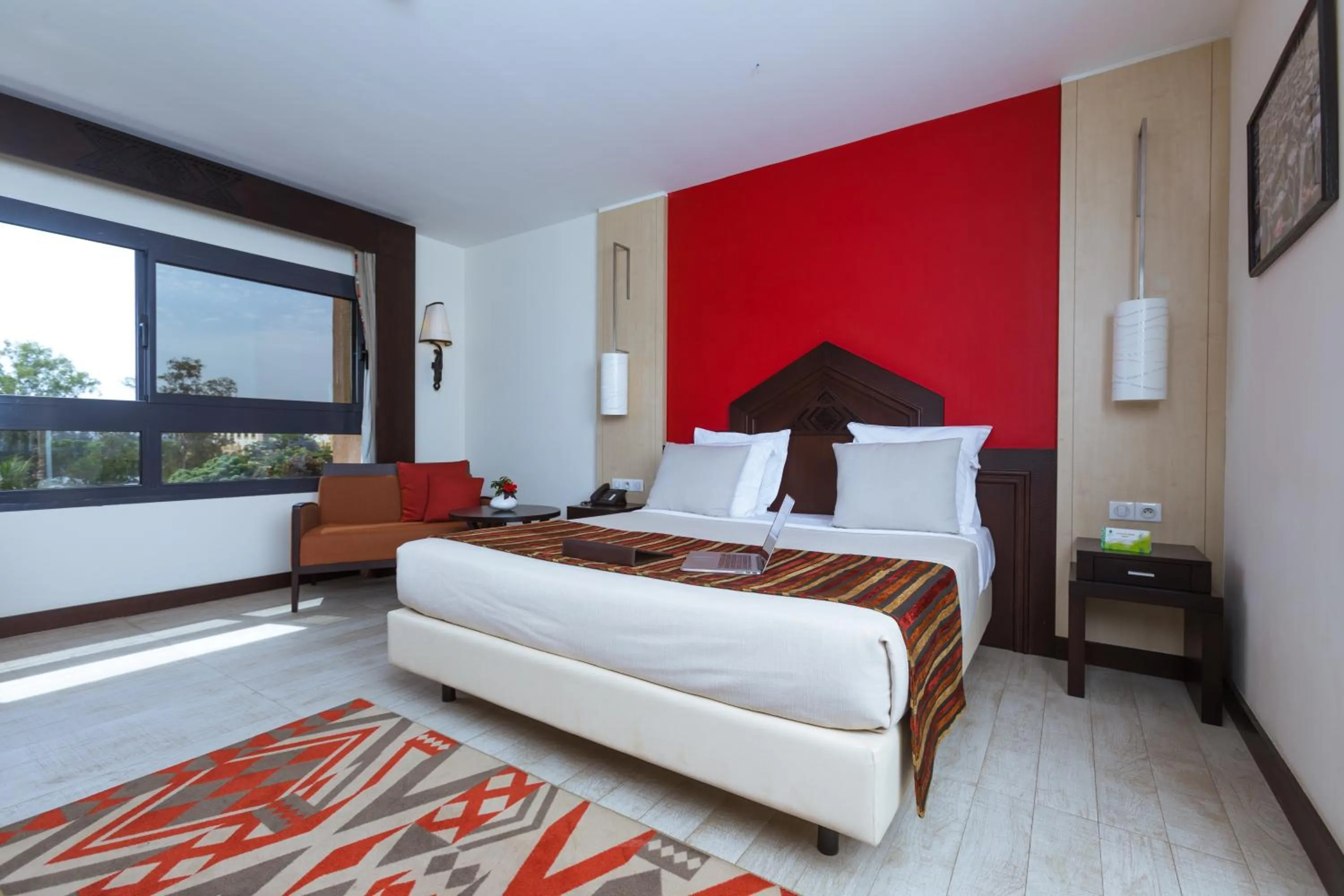 Bedroom, Bed in Azalaï Hôtel Bamako