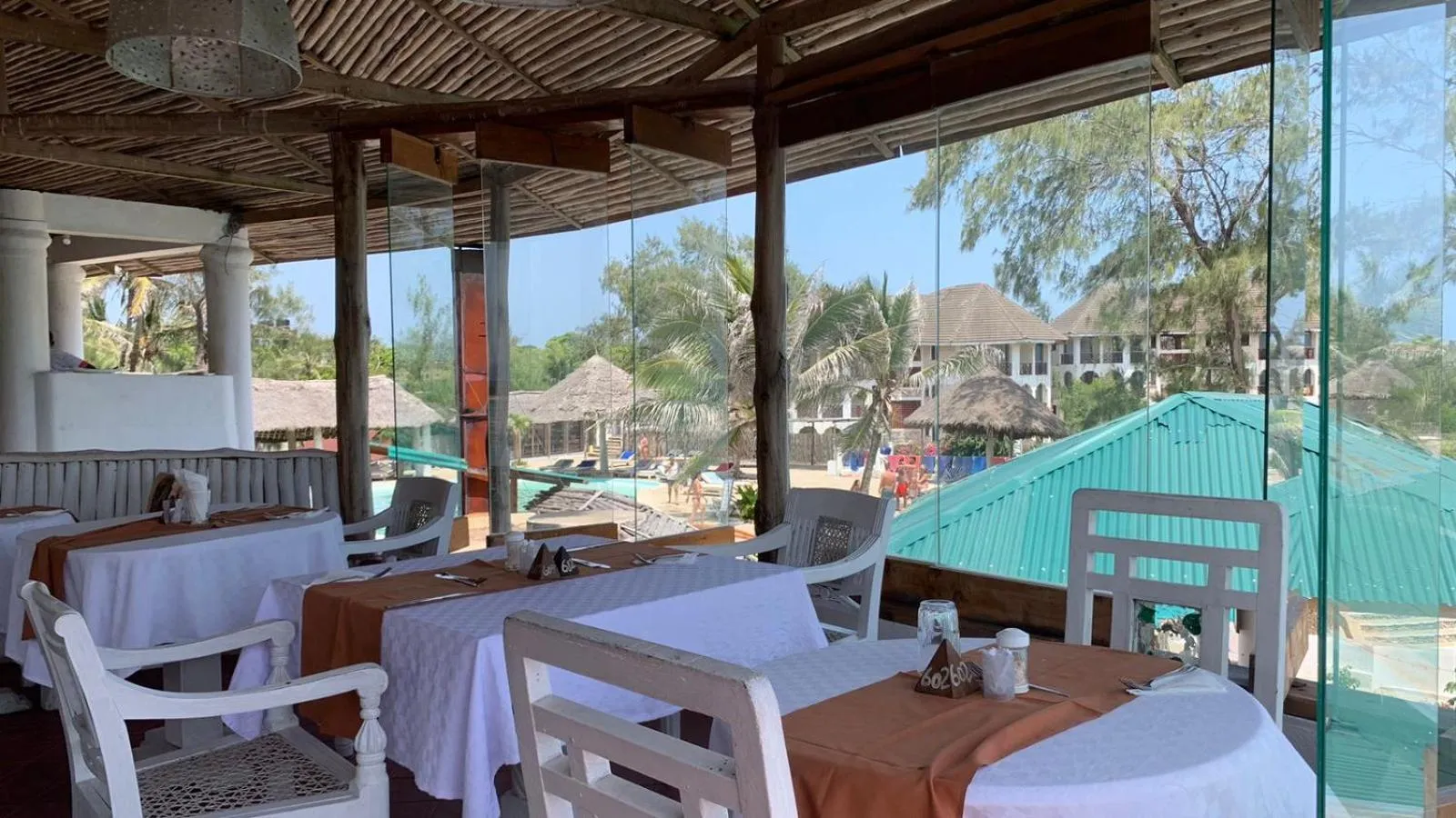 Dining area in Lily Palm Resort