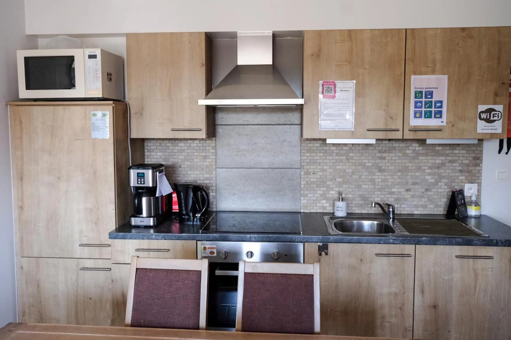 Kitchen or kitchenette in Bed and breakfast Mentari